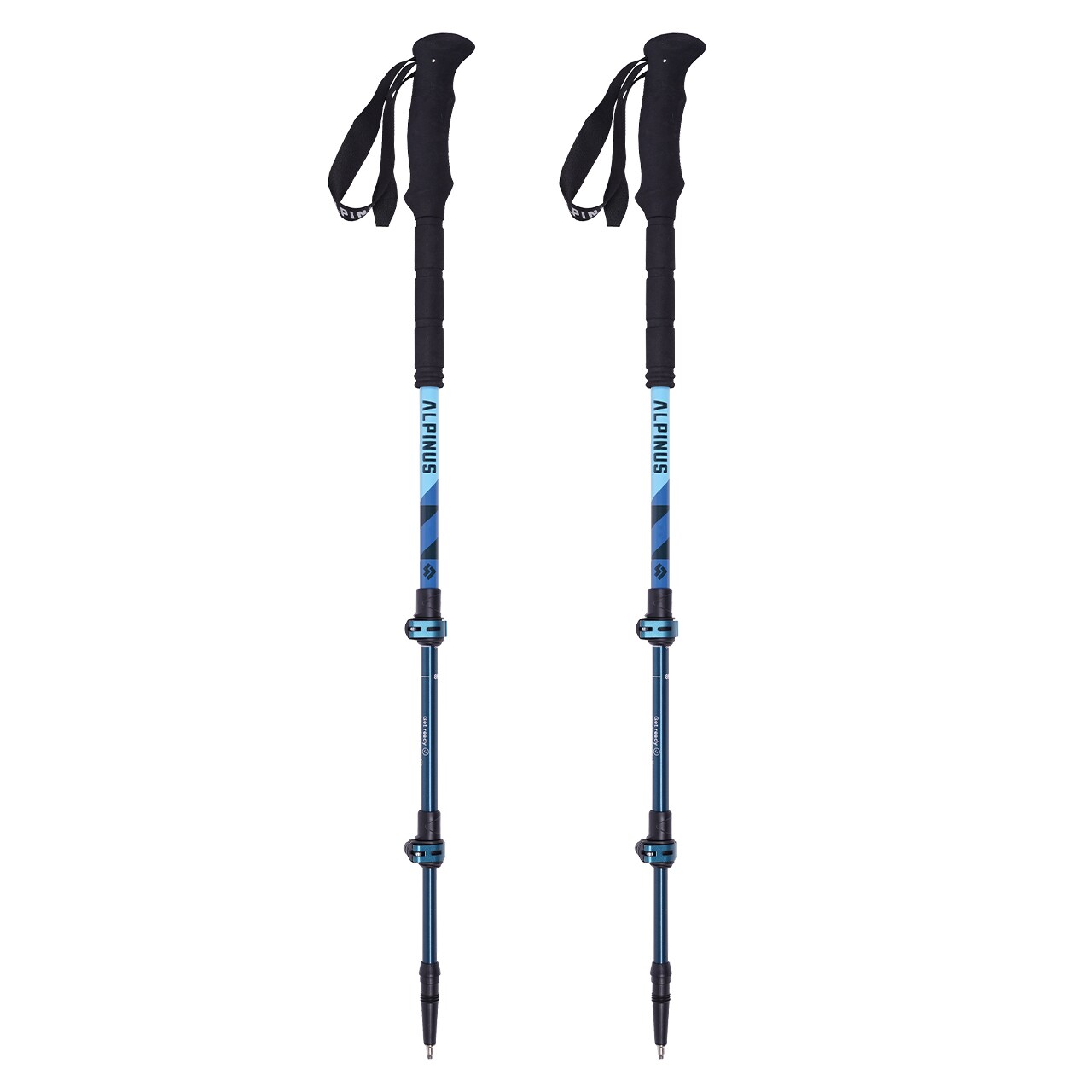 Alpinus Matterhorn Trekking Poles - Blue
