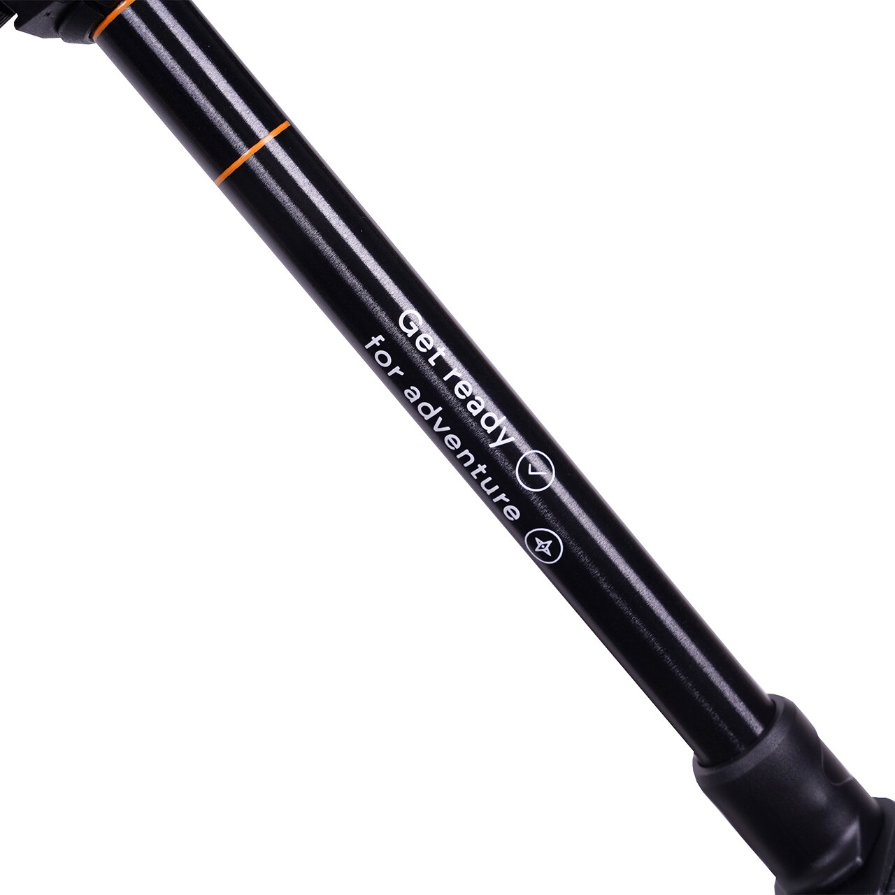 Alpinus Monte Rosa Trekking Poles - Brown-Yellow