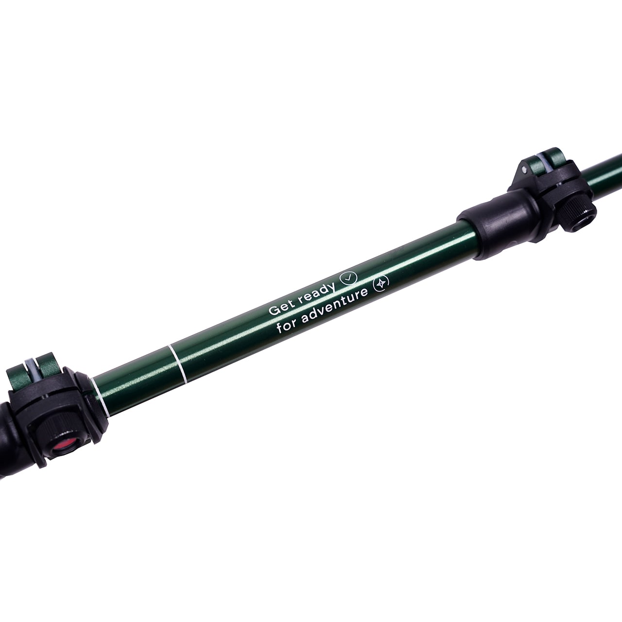 Alpinus Matterhorn Trekking Poles - Green-Brown