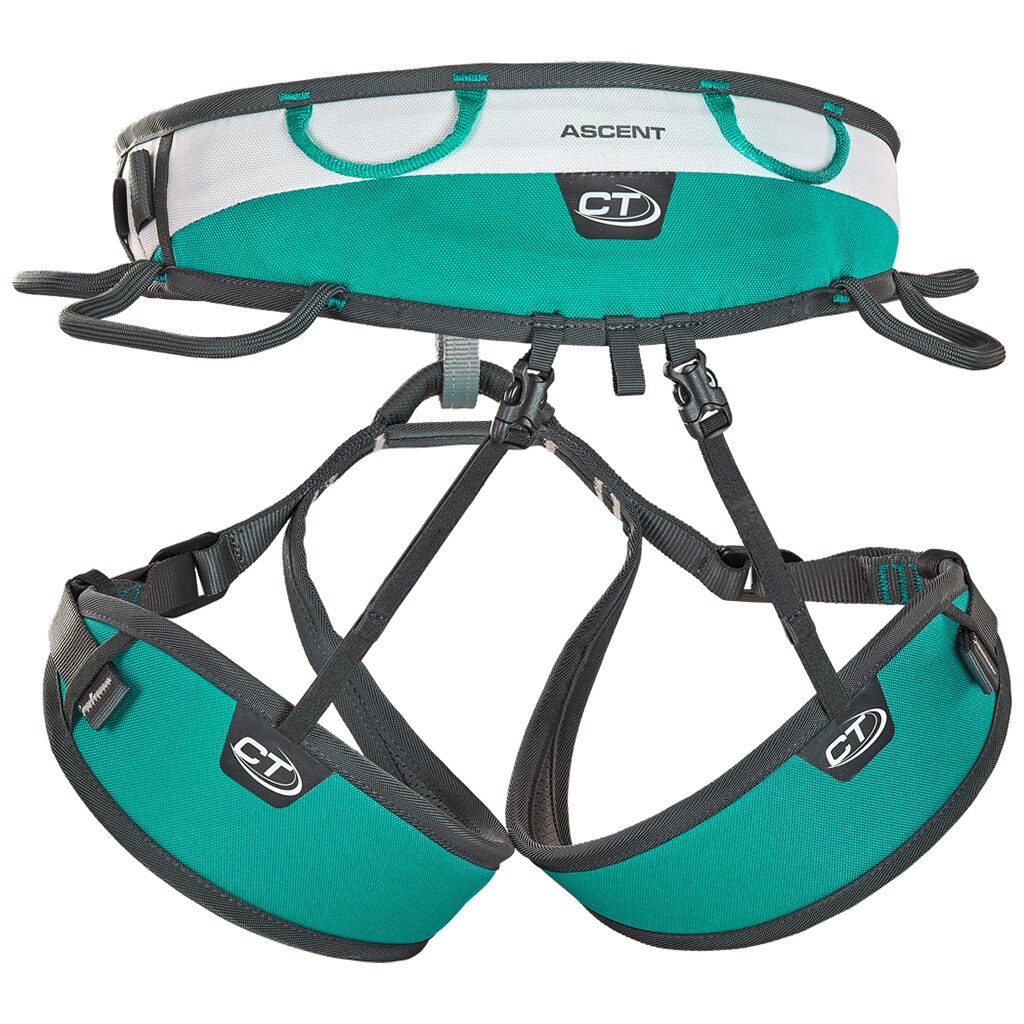Climbing Technology Ascent climbing harness - Aquamarine/Anthracite