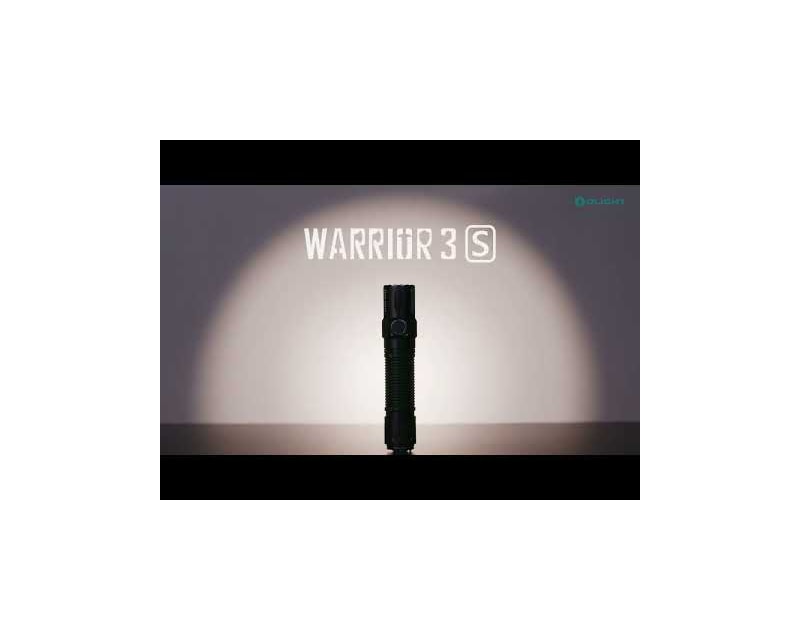 OLight Warrior 3S Zaklamp werkt op een accu LED Met holster, Met OLight Warrior 3S Zaklamp werkt op een accu LED Met holster, Met