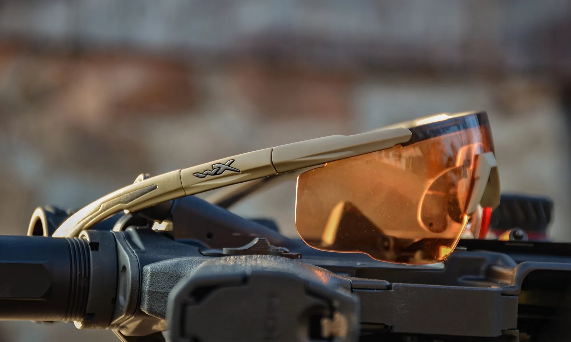 Wiley X Saber Advanced Set 3in1 Tactical Glasses - Grey/Clear/Light Rust/Matte Tan