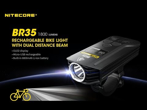 Nitecore BR35 bicycle front light - 1800 lumens