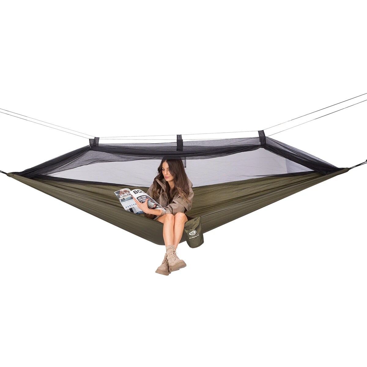 Nils Camp NC3116 Hammock with Mosquito Net - Green
