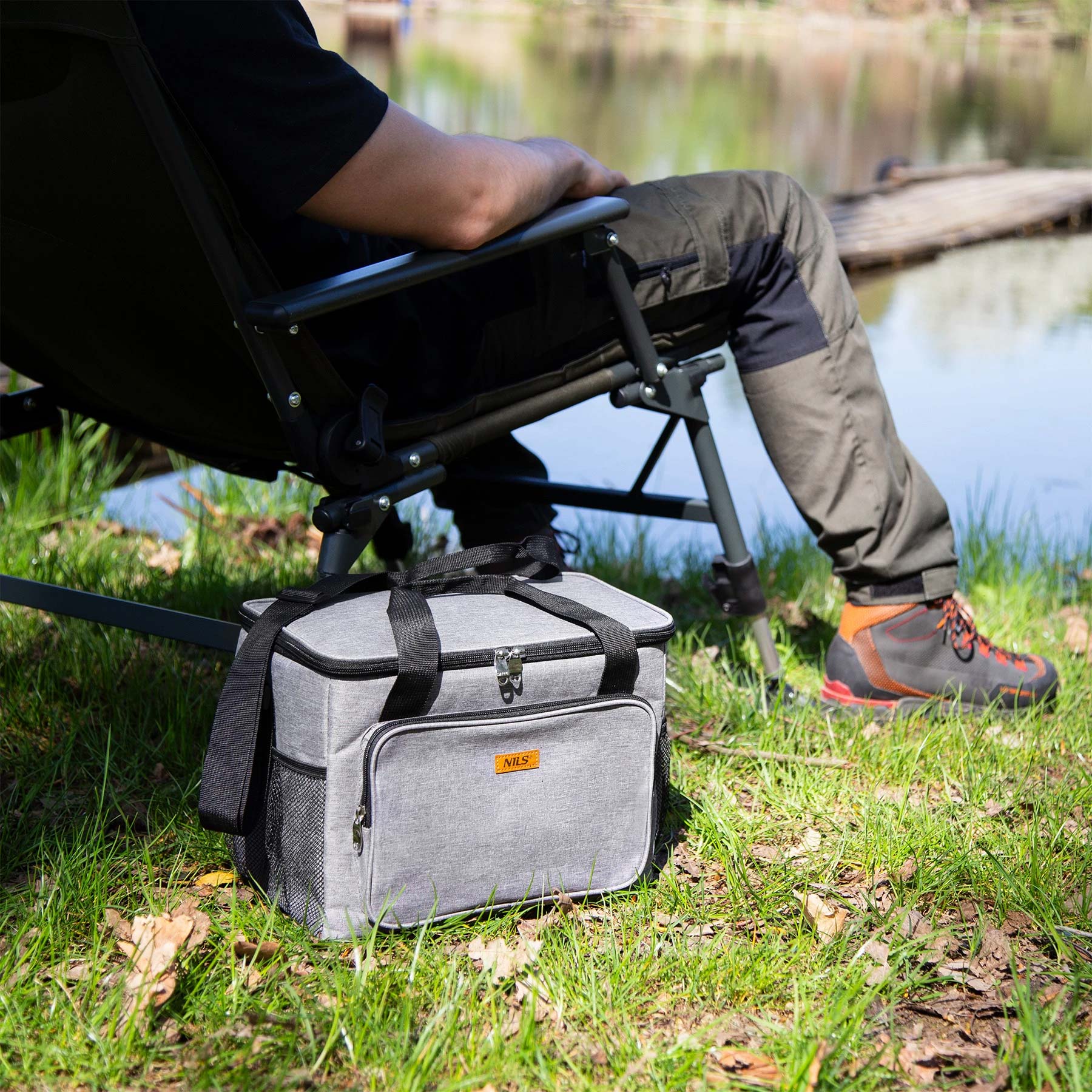 Nils Camp 13 l Thermal Bag - Grey