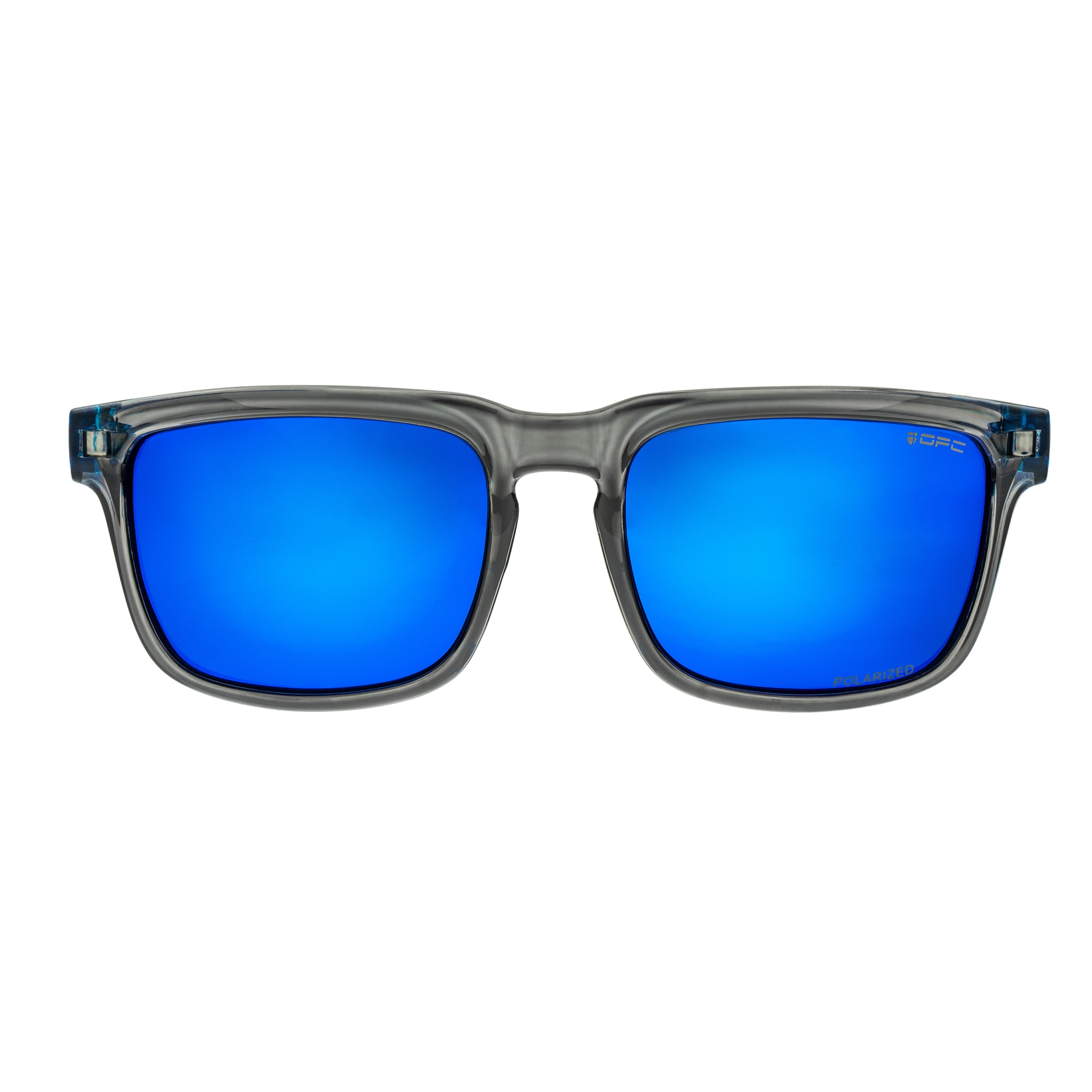 OPC Lifestyle California sunglasses - Black Matt Blue Revo Polarised