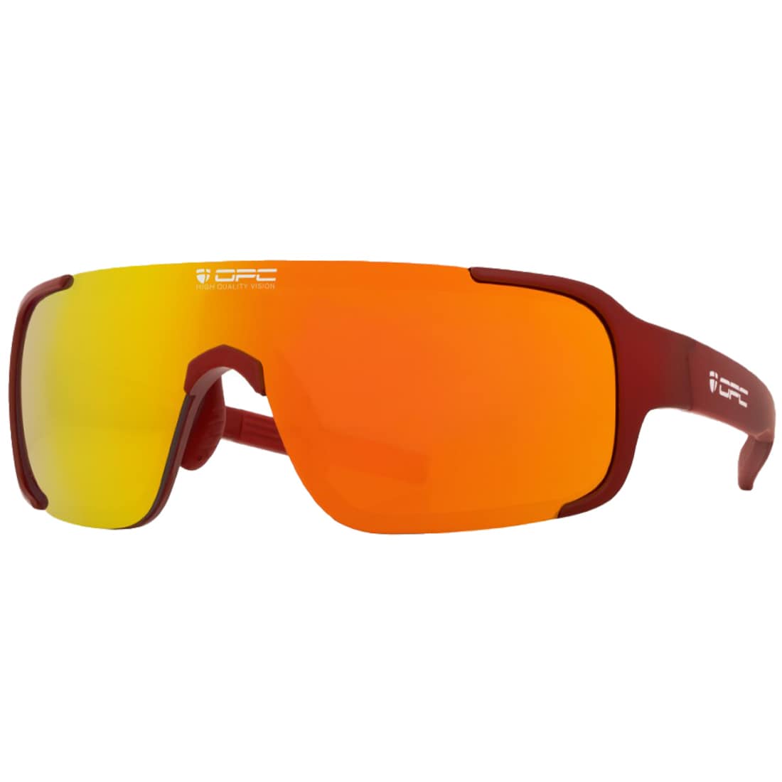 OPC All Round Jet I Polarized Sunglasses - Matt Red/Red Revo