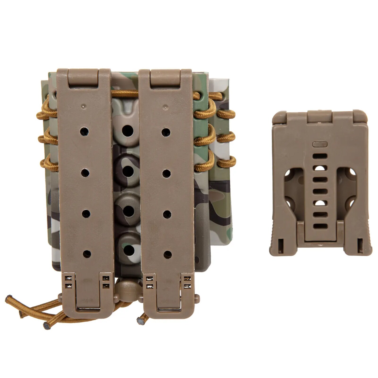 Wosport Urban Assault Quick Pull Pouch Set for M4/M16 and pistol magazines - MultiCam