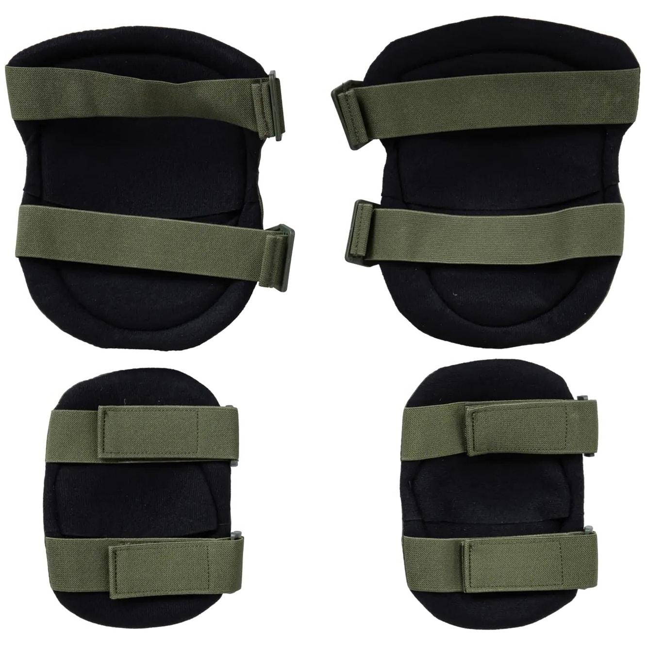 Wosport PA-07 knee and elbow protector set - Olive