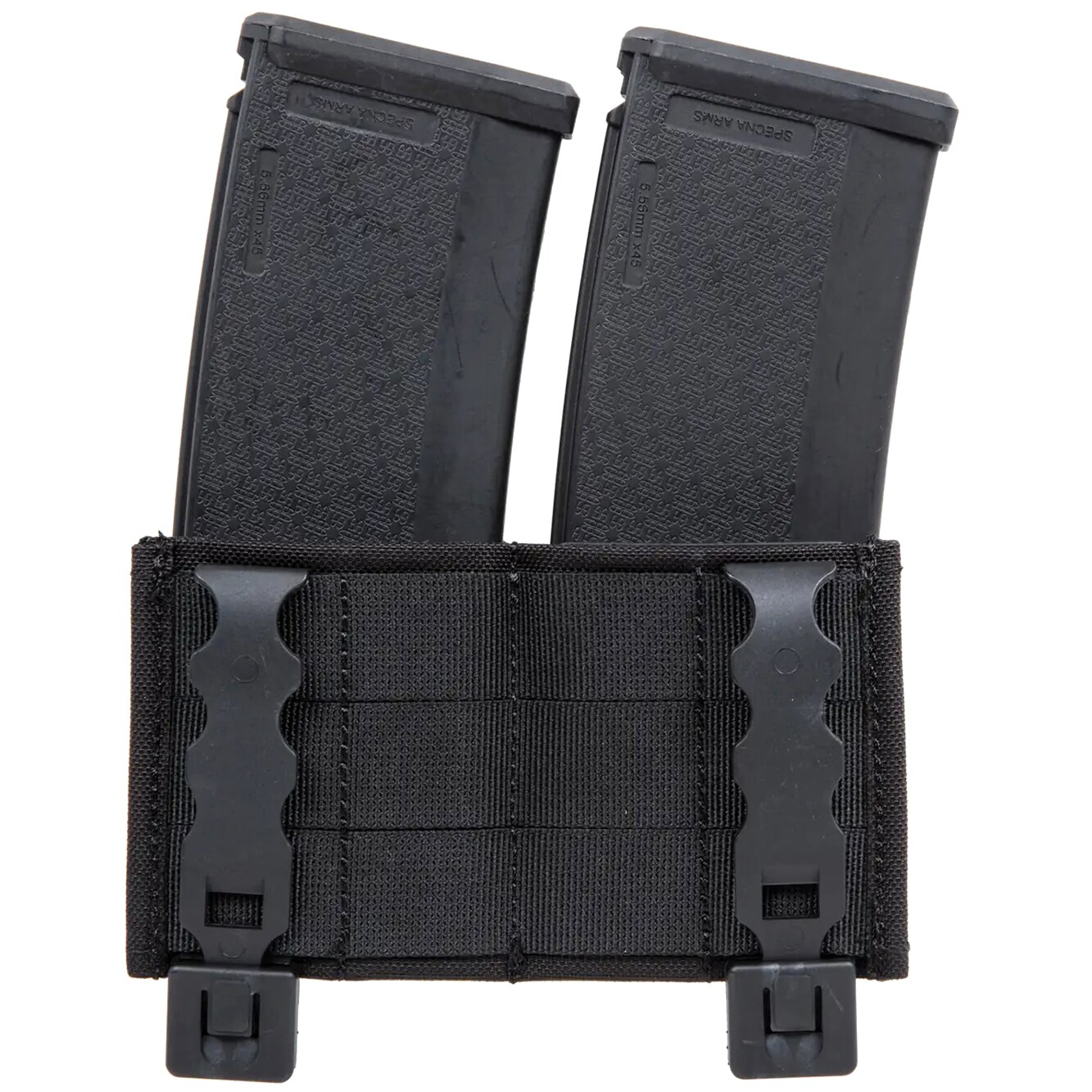 Wosport Double open pouch for magazines - Black