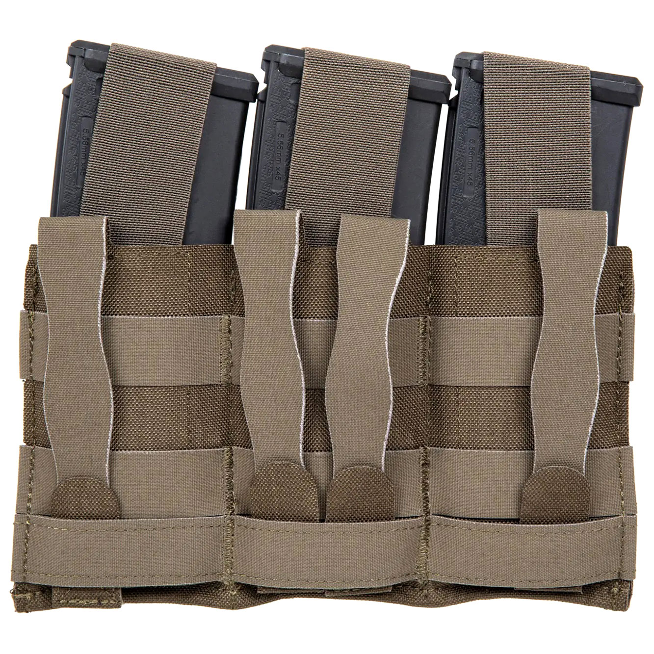 Wosport Triple pouch for SMG magazines - Ranger Green