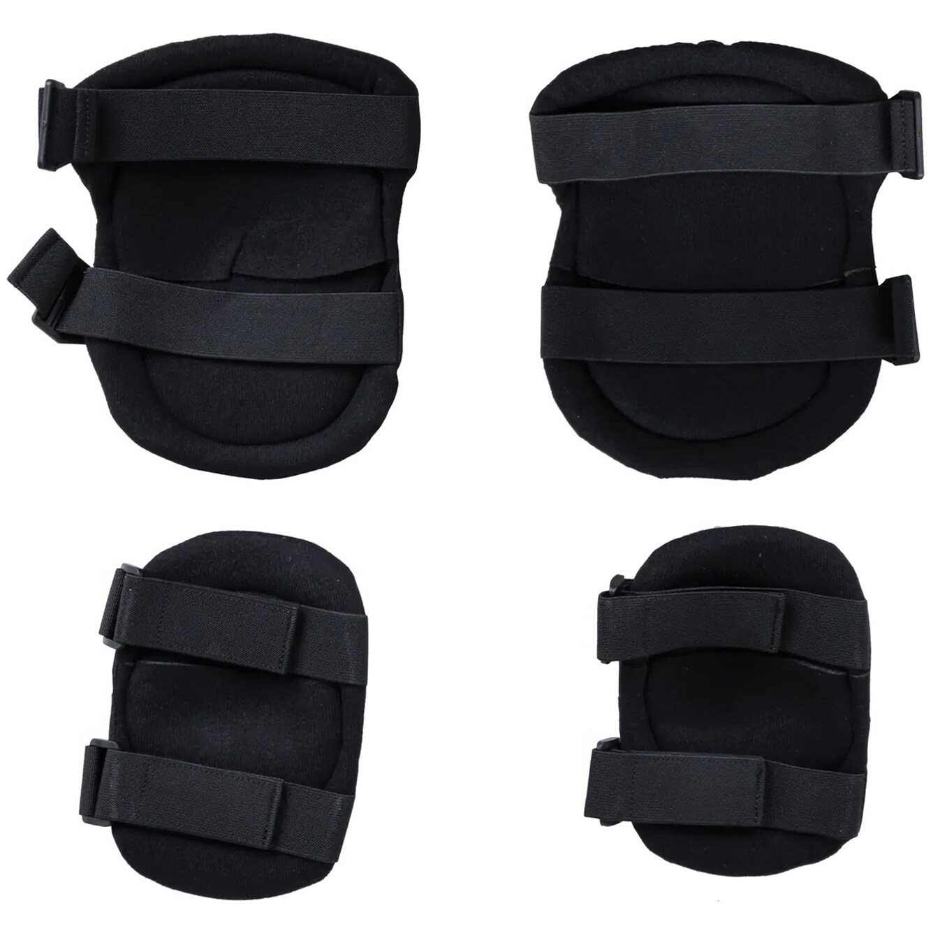 Wosport PA-07 knee and elbow protector set - Black