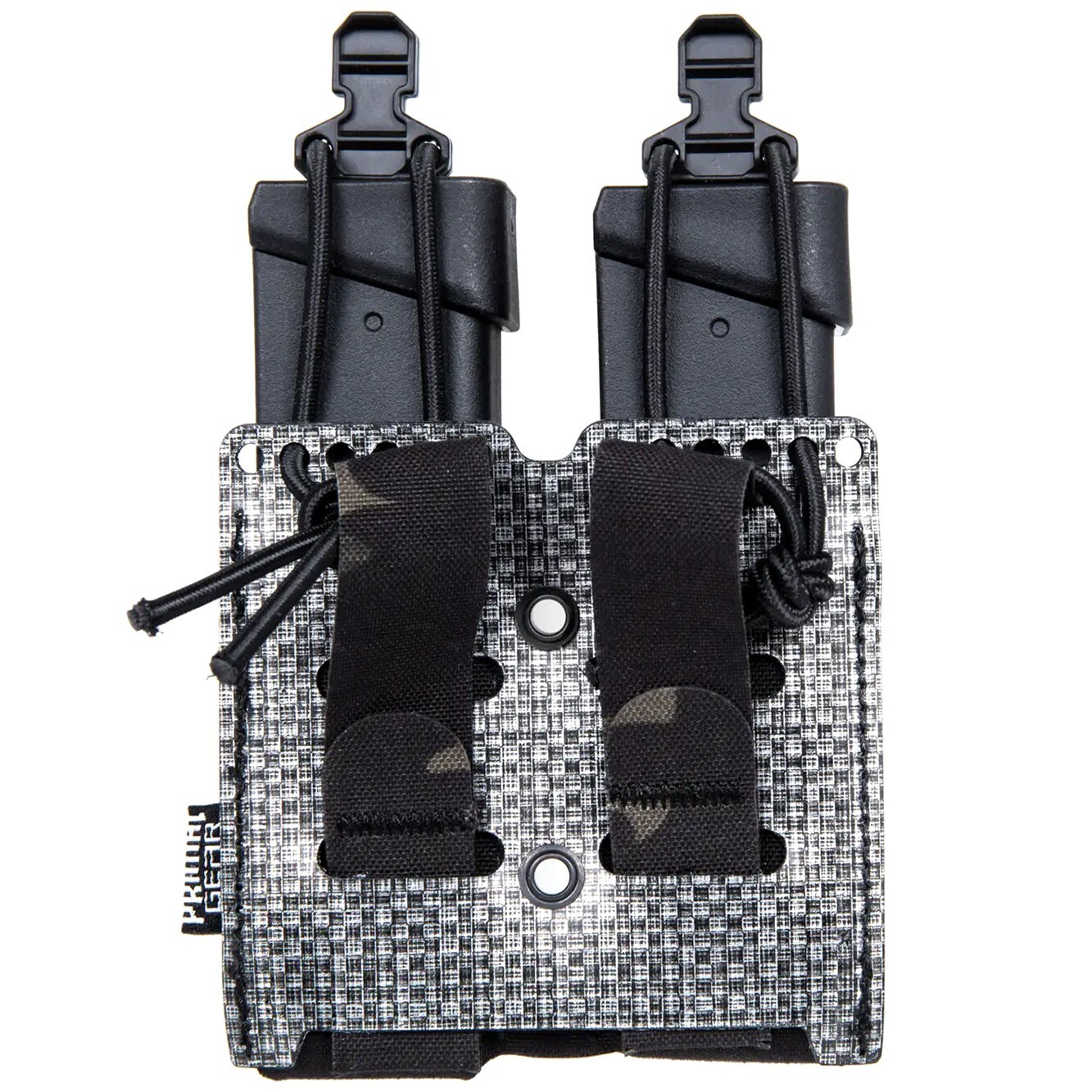 Primal Gear Double Flexible Pouch for pistol magazines - MultiCam Black