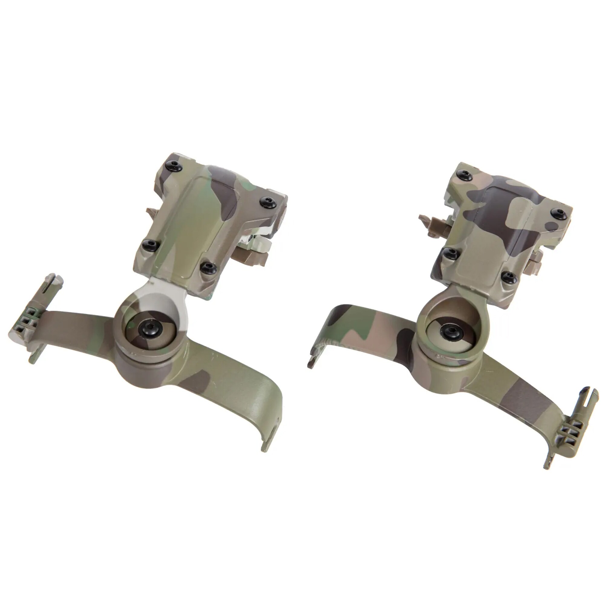 Wosport Comtac headset adapter for helmets with ARC rails - MultiCam