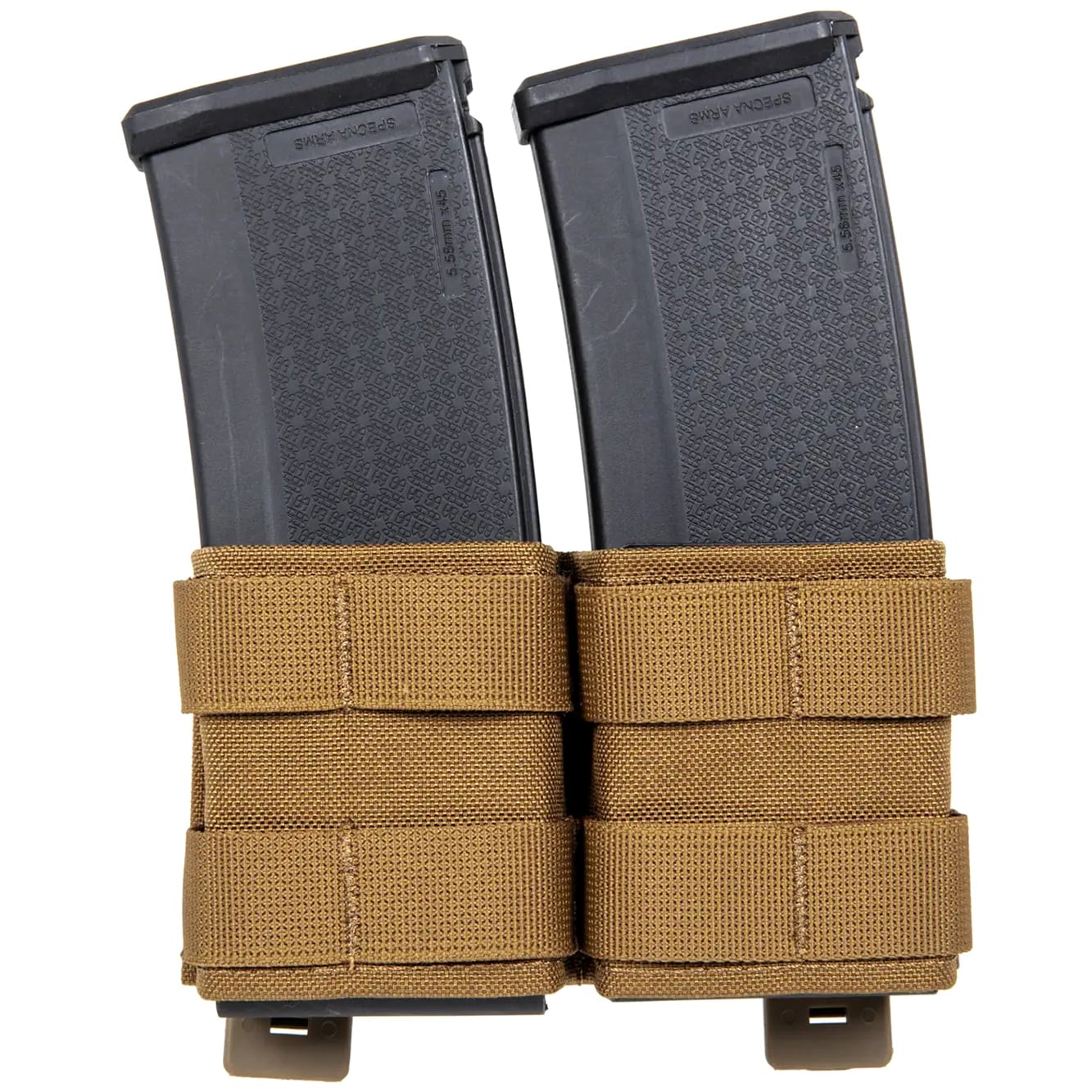 Wosport Double open magazine pouch - Coyote Brown