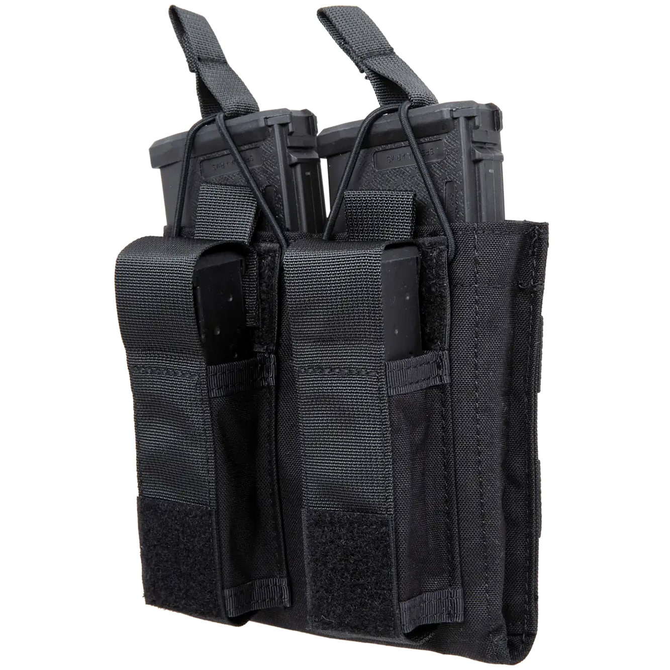 Emerson Open Top Double Pouch for large and small magazines - Black