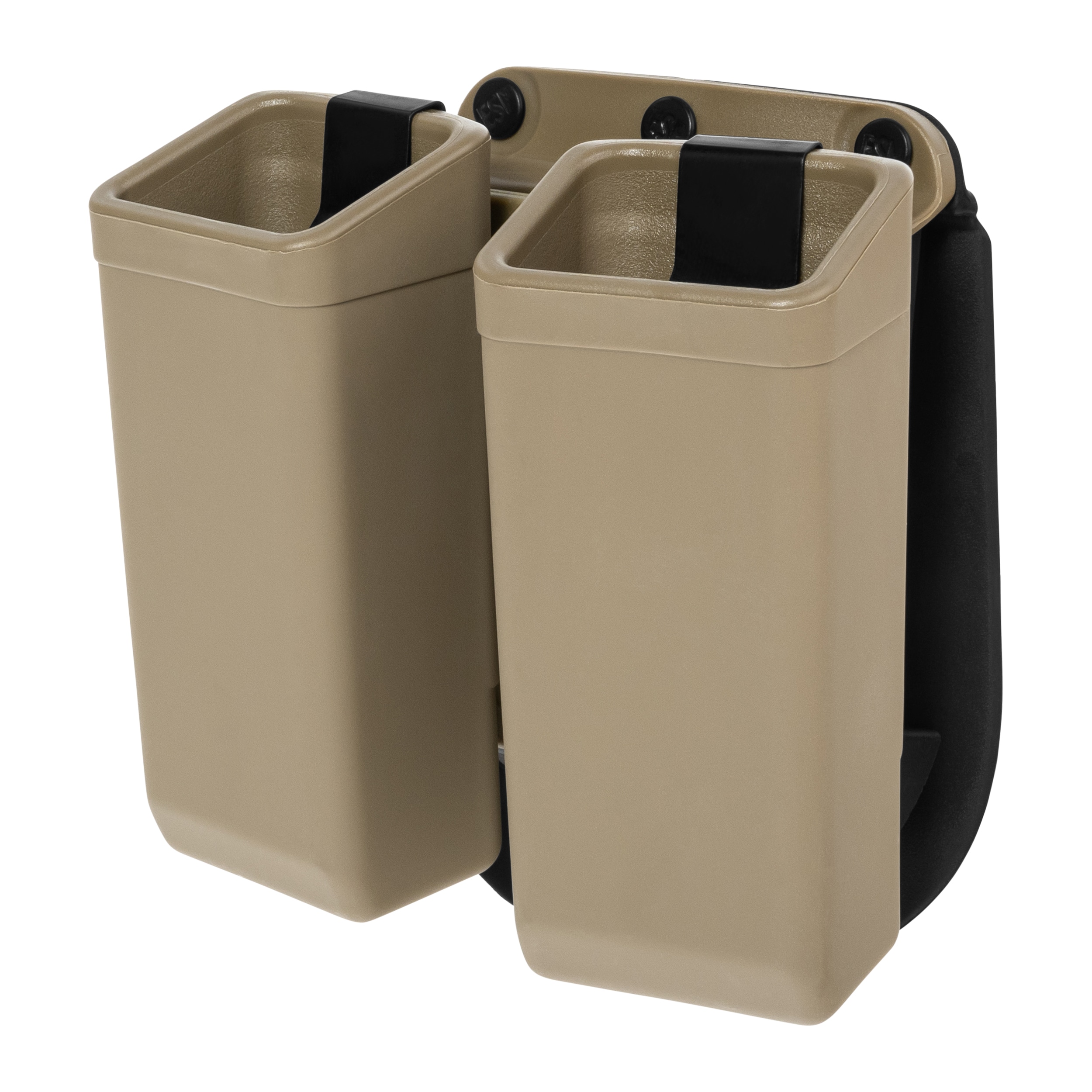 ESP Double swivel pouch with Paddle mount for 9 mm magazines - Khaki