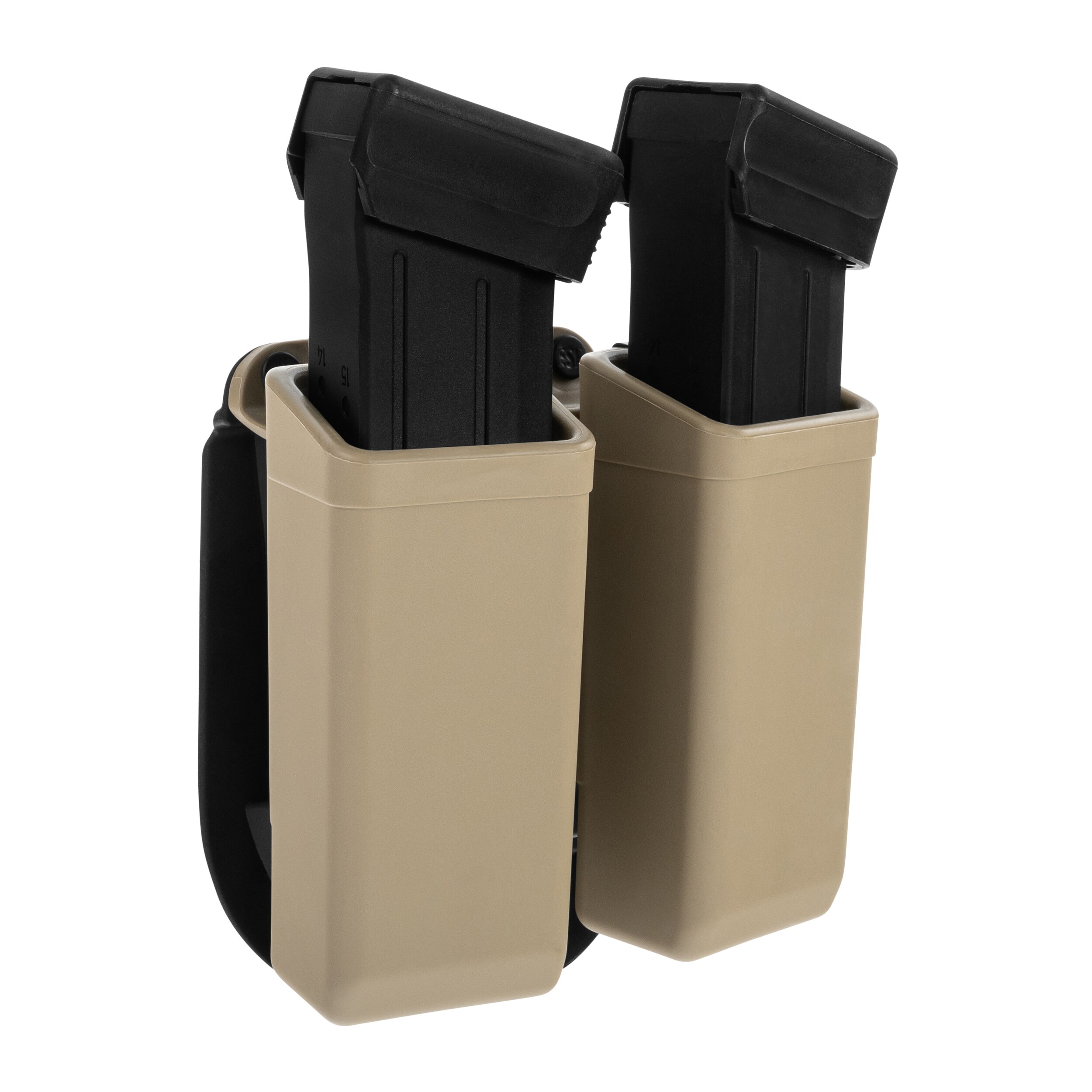 ESP Double swivel pouch with Paddle mount for 9 mm magazines - Khaki