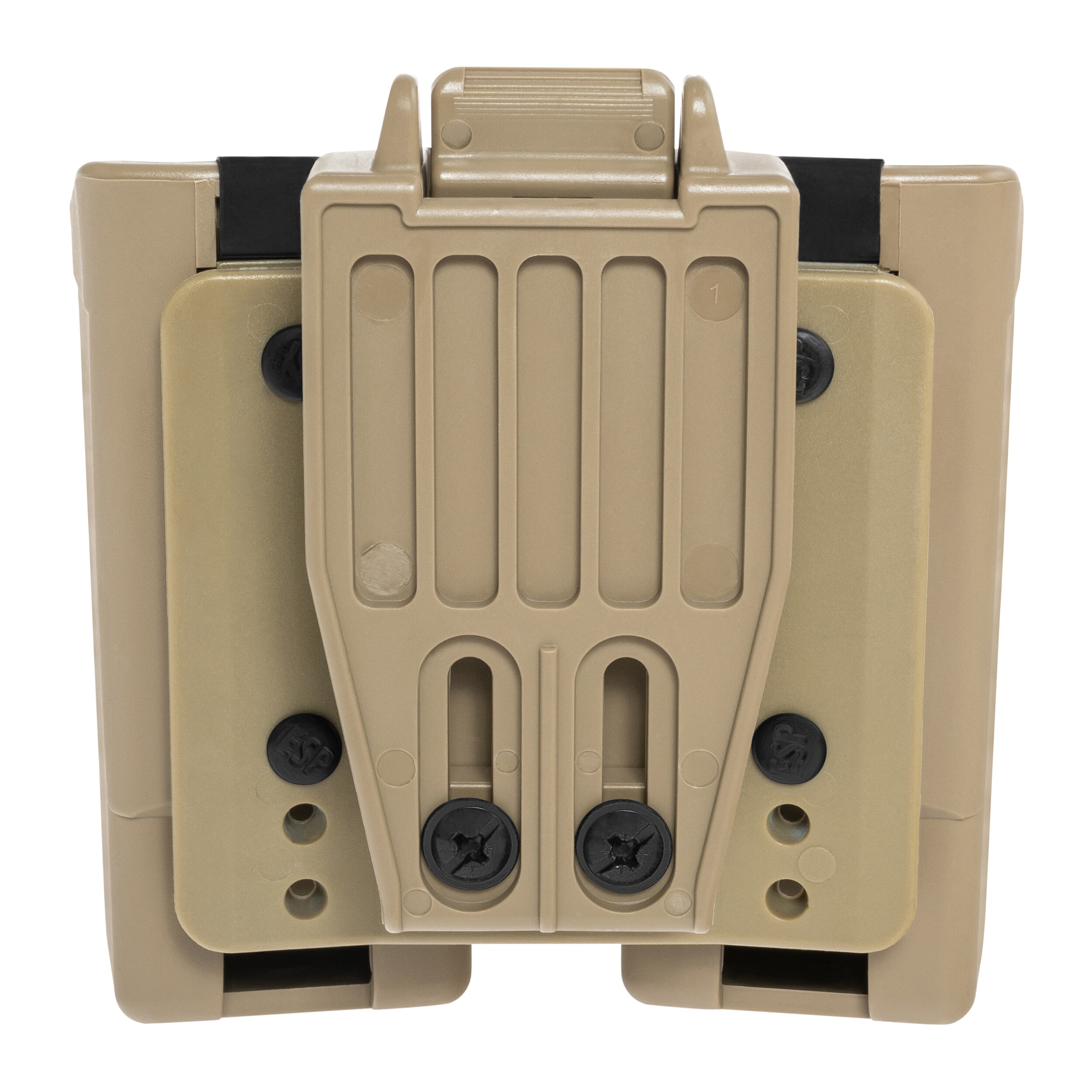 ESP Double swivel pouch with UBC-05 Clip mount for 9 mm magazines - Khaki