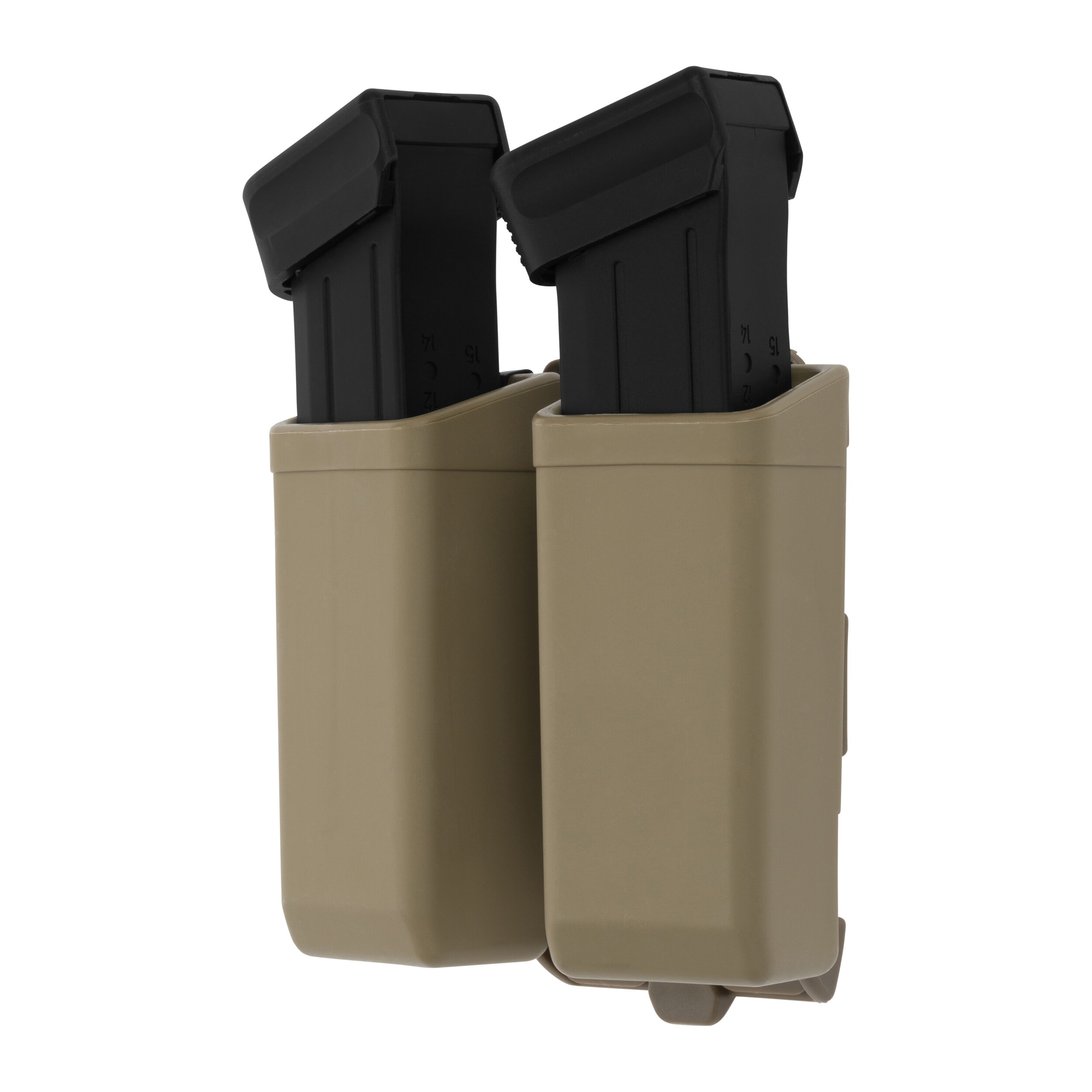 ESP Double Rotating Magazine Pouch with UBC-07 Clip Mount for Small Magazines – Khaki