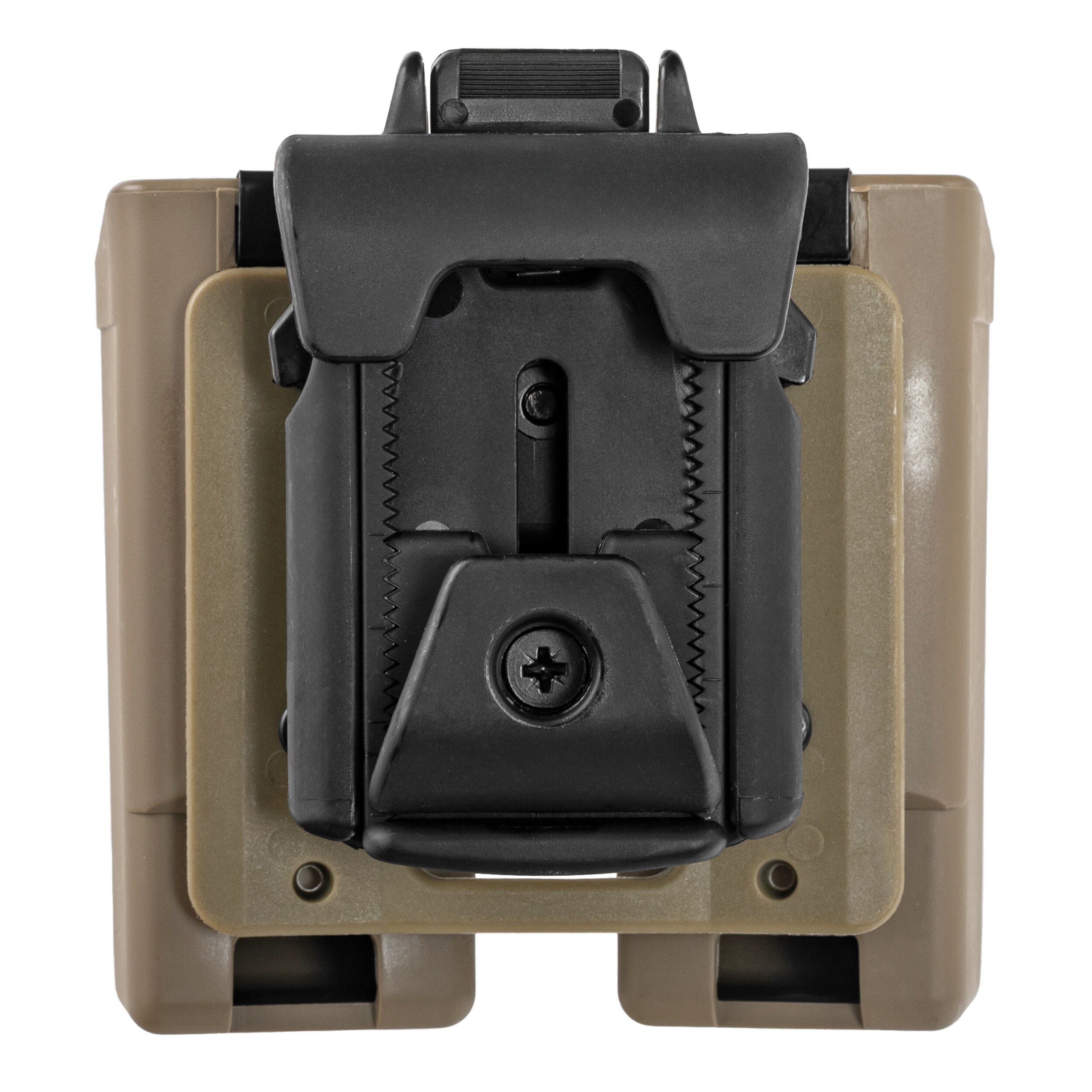 ESP Double swivel pouch with UBC-08 Clip mount for 9 mm magazines - Khaki