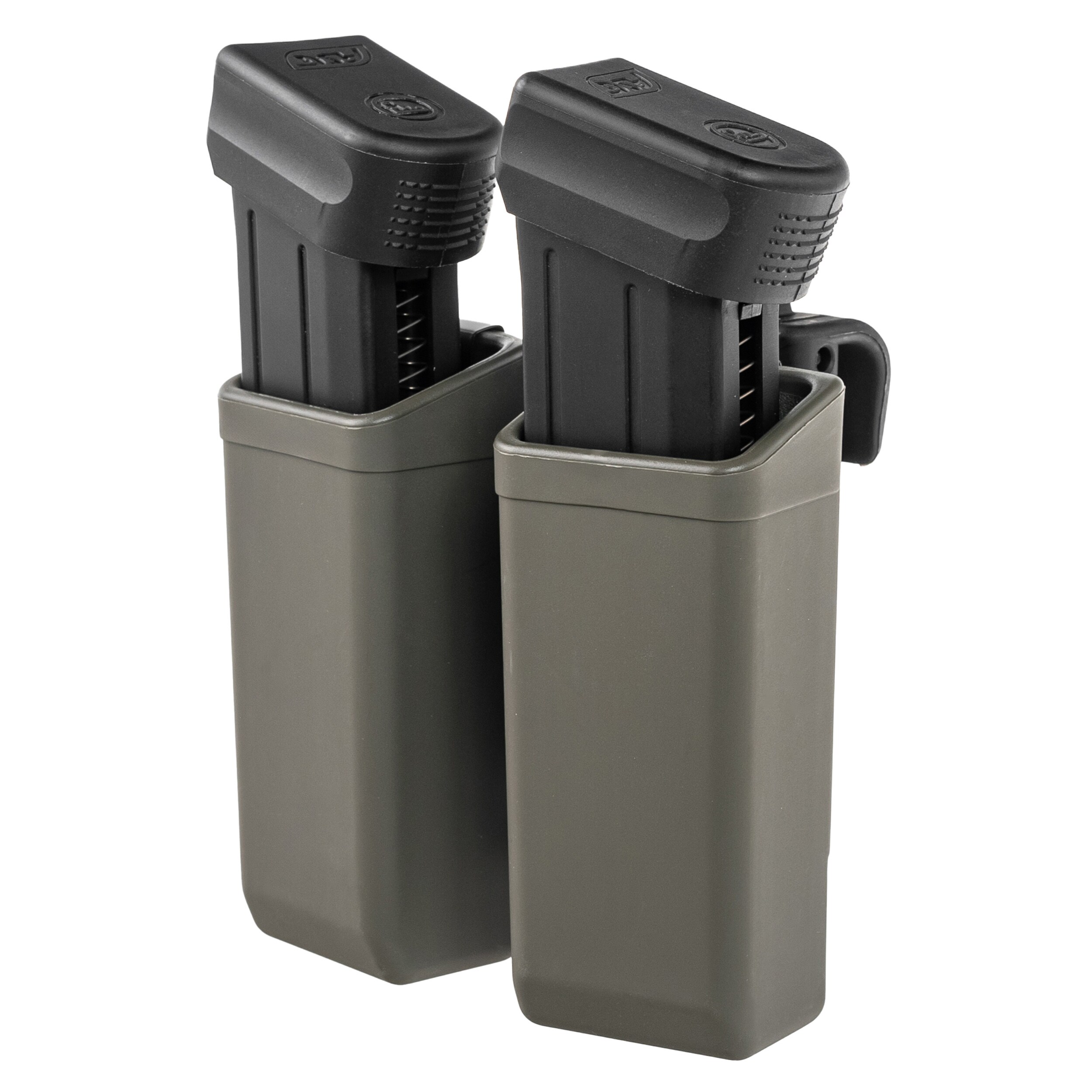 ESP Double swivel pouch with UBC-08 Clip mount for 9 mm magazines - Olive Drab