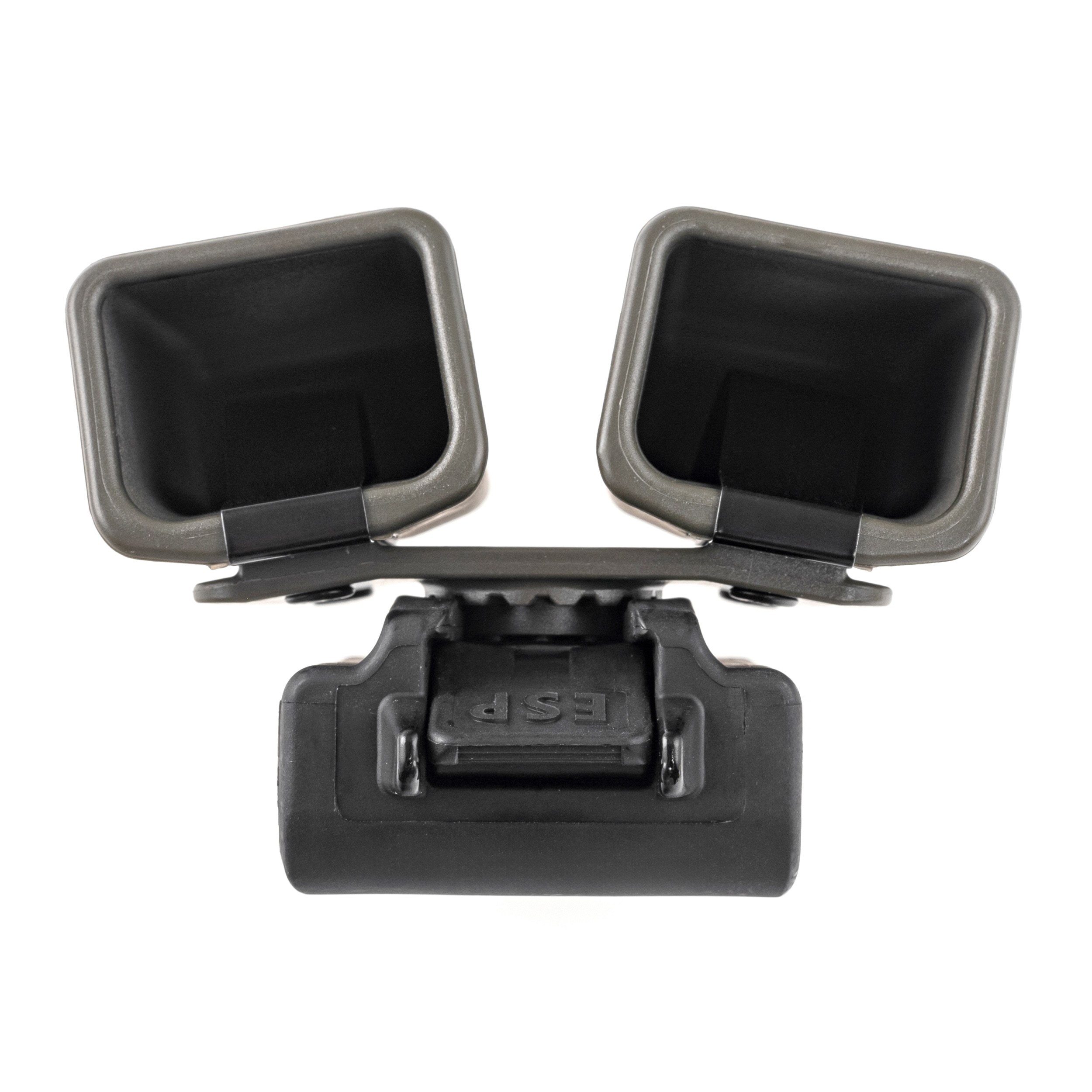 ESP Double swivel pouch with UBC-08 Clip mount for 9 mm magazines - Olive Drab