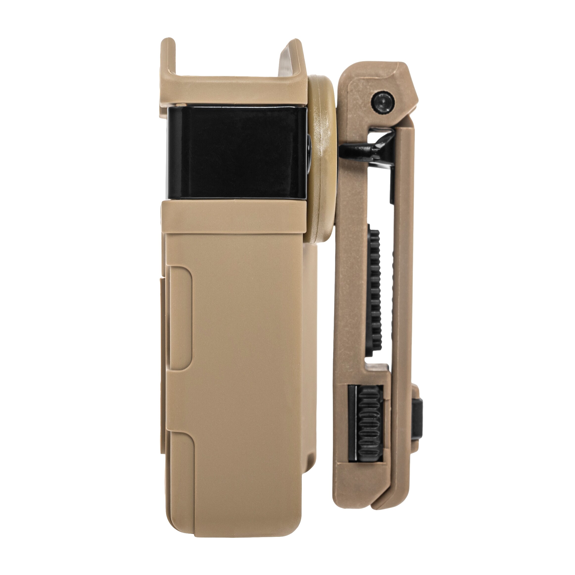 ESP Double swivel pouch with UBC-02 Clip magazine mount - Khaki