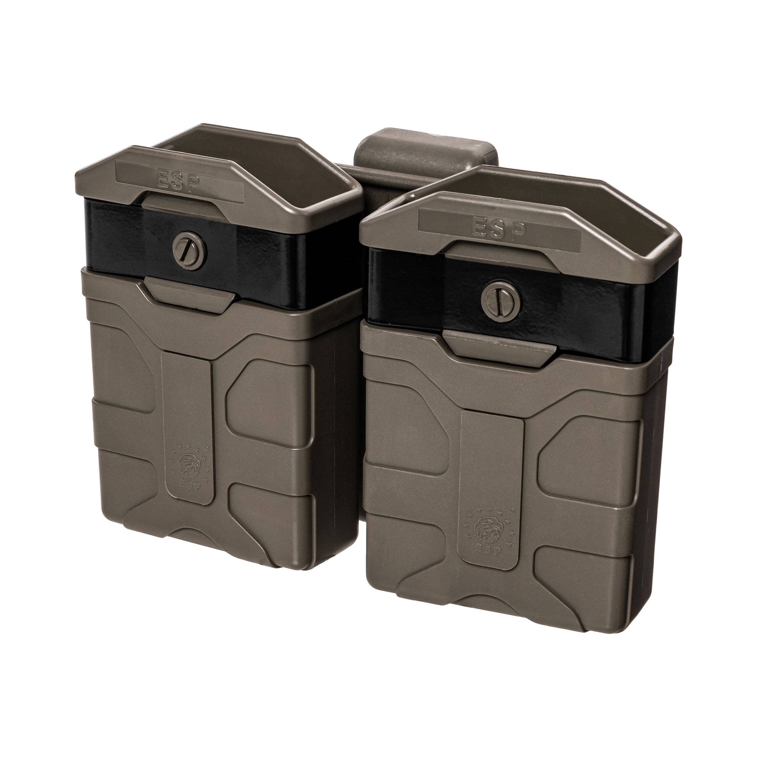 ESP Double swivel pouch with UBC-02 Clip magazine mount - Olive Drab