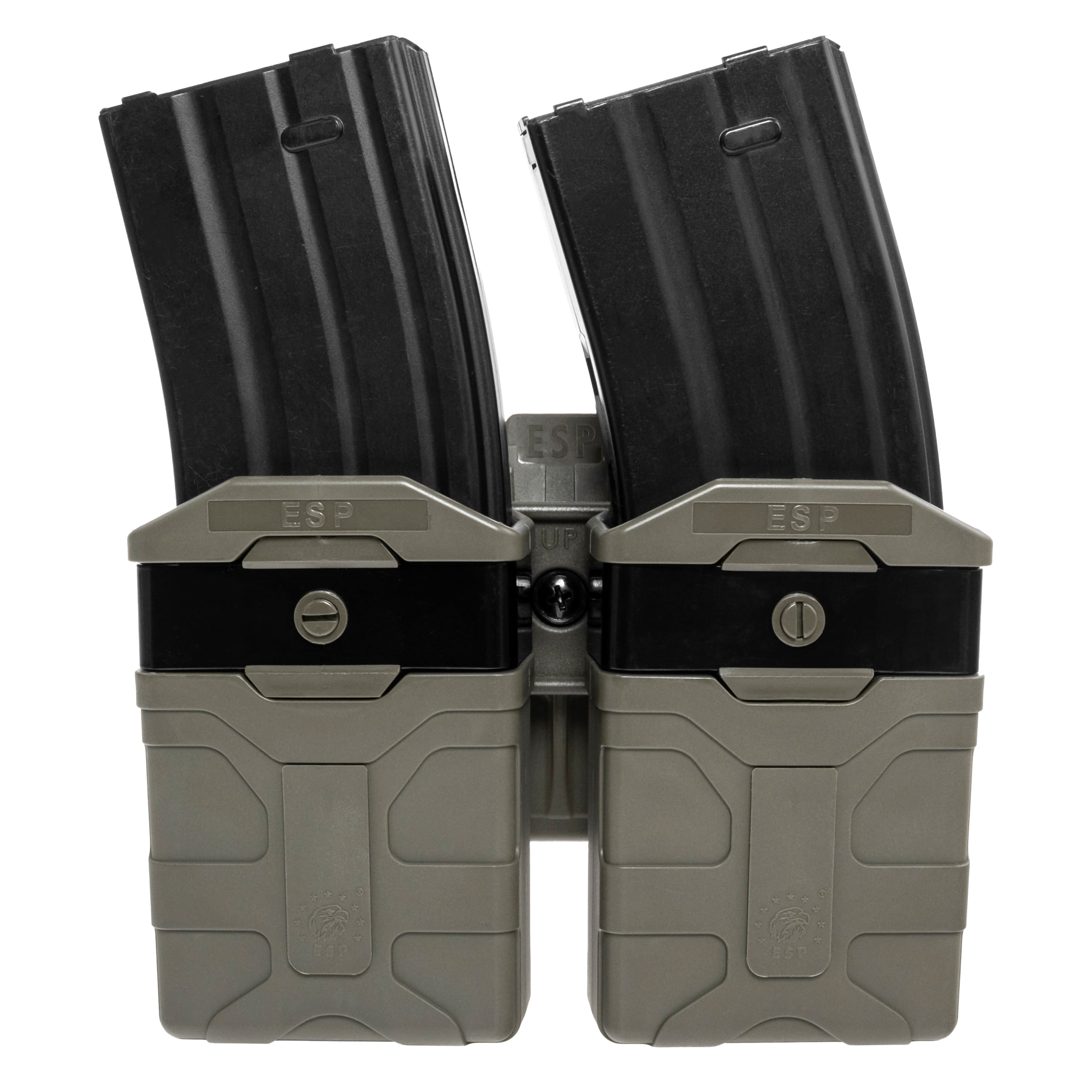 ESP Double swivel pouch with UBC-05-A mount for 5.56 mm caliber magazine - Olive Drab