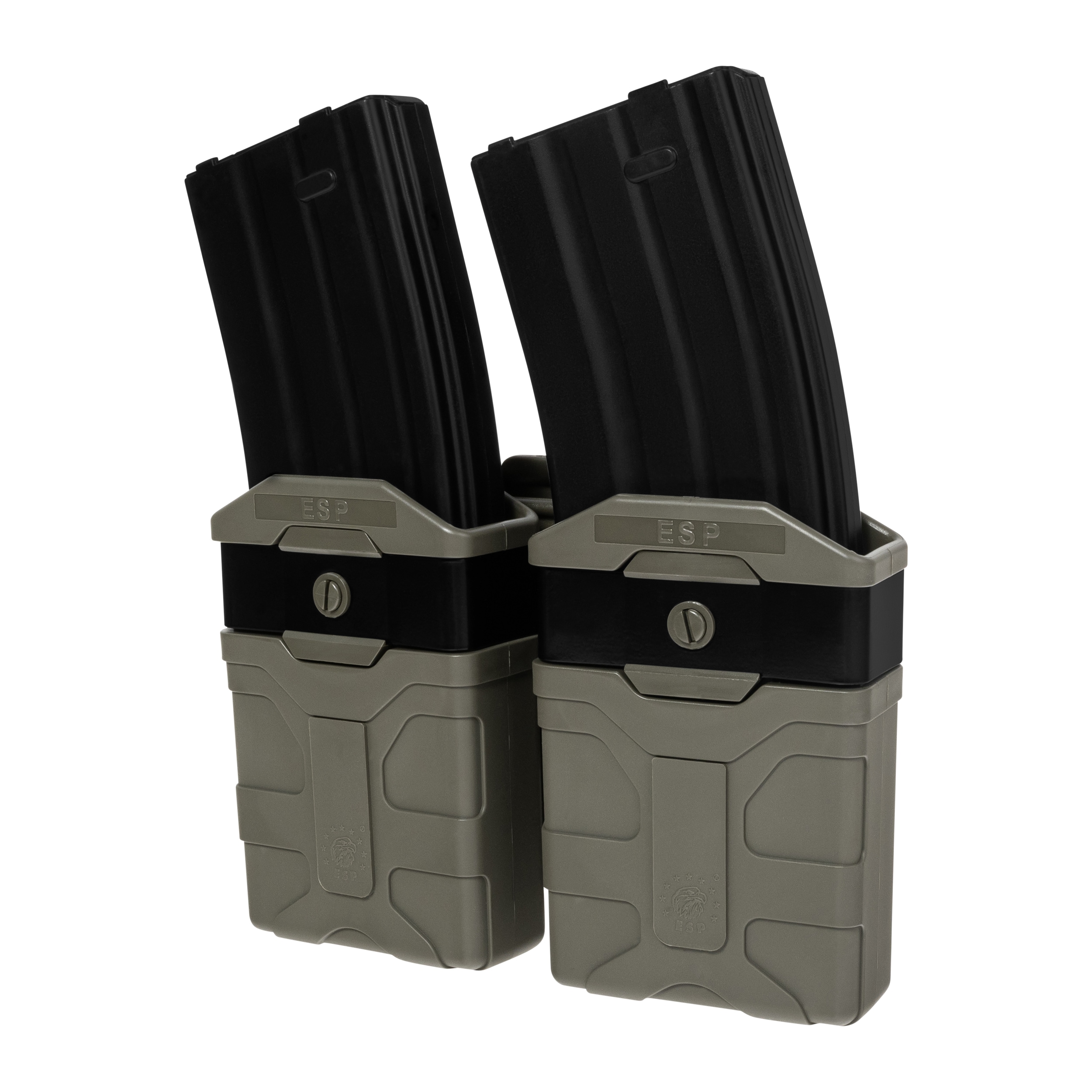 ESP Double swivel pouch with UBC-07 Clip magazine mount - Olive Drab