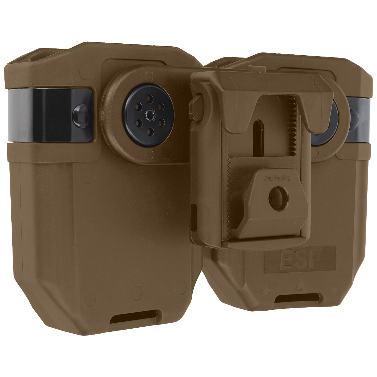 ESP Double pouch with UBC-01 Clip mount for 7.62 x 39 mm magazines - Khaki