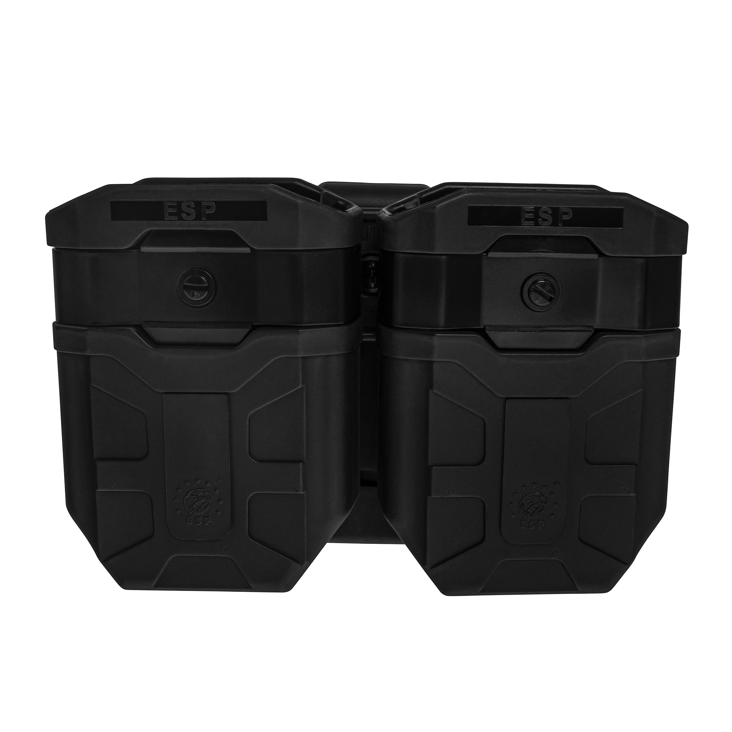 ESP Double swivel pouch with UBC-02 mount for 7.62 mm magazines - Black