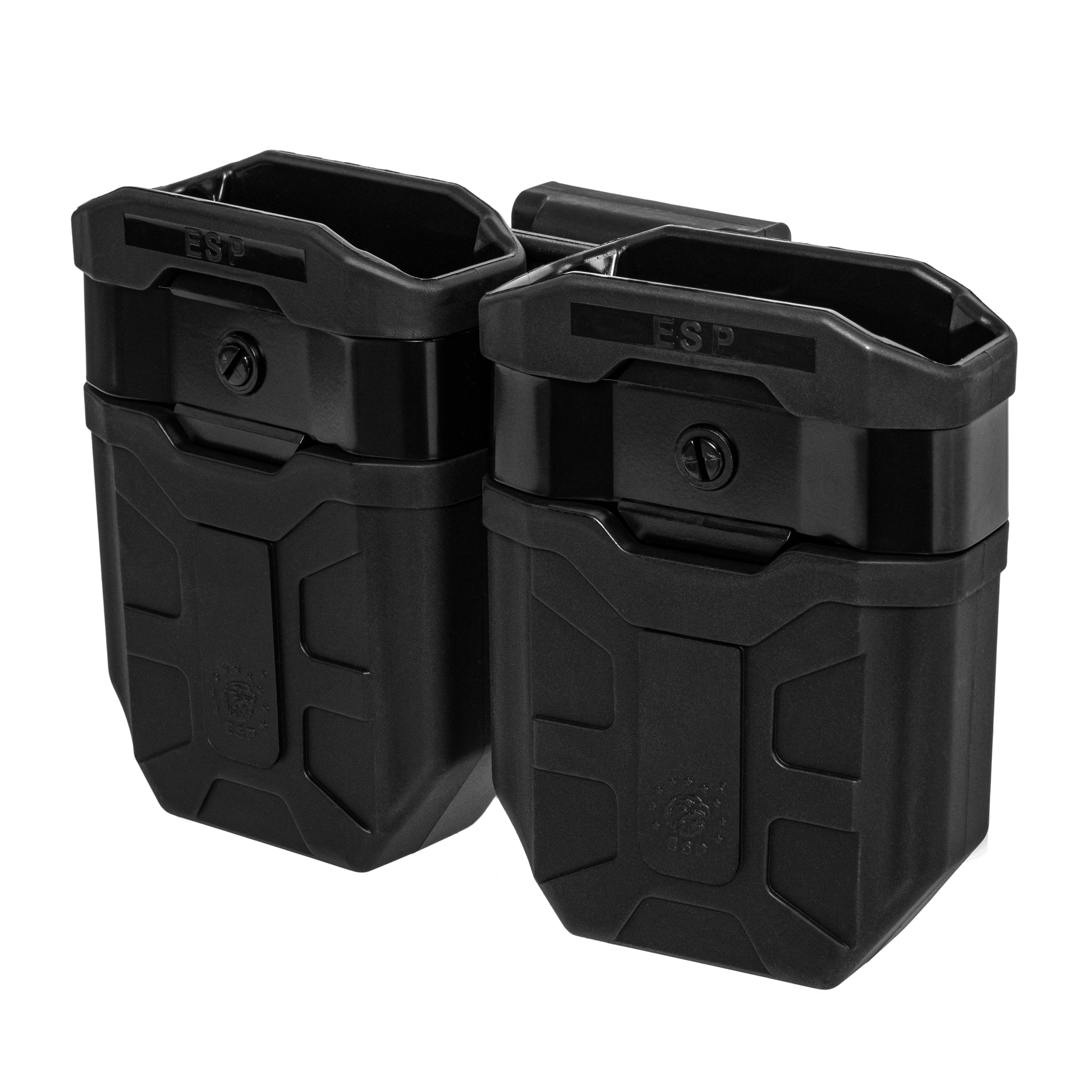 ESP Double pouch with UBC-03 Clip mount for 7.62 x 39 mm magazines - Black