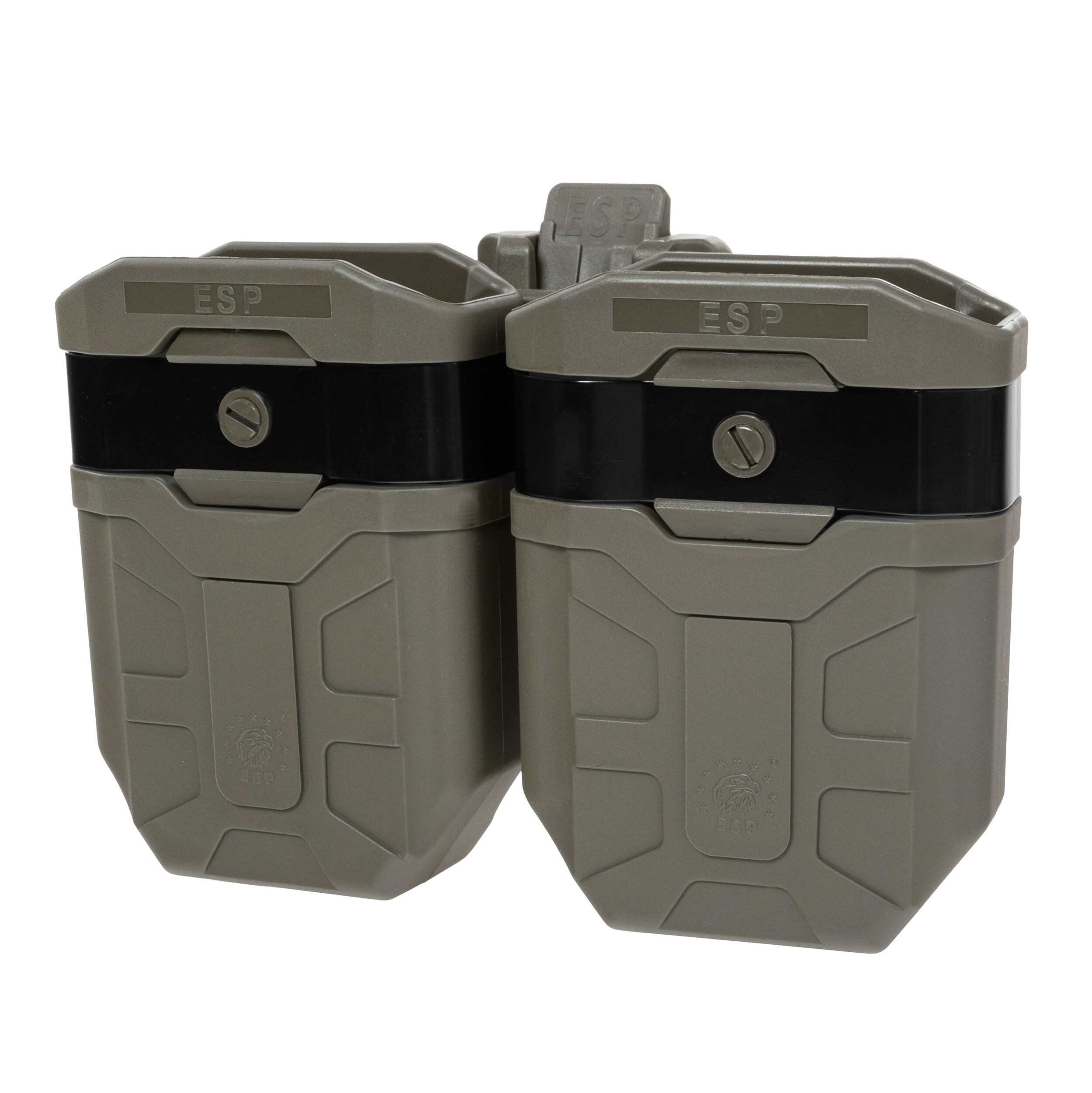 ESP Double swivel pouch with UBC-05-A mount for 7.62 mm magazine - Olive Drab