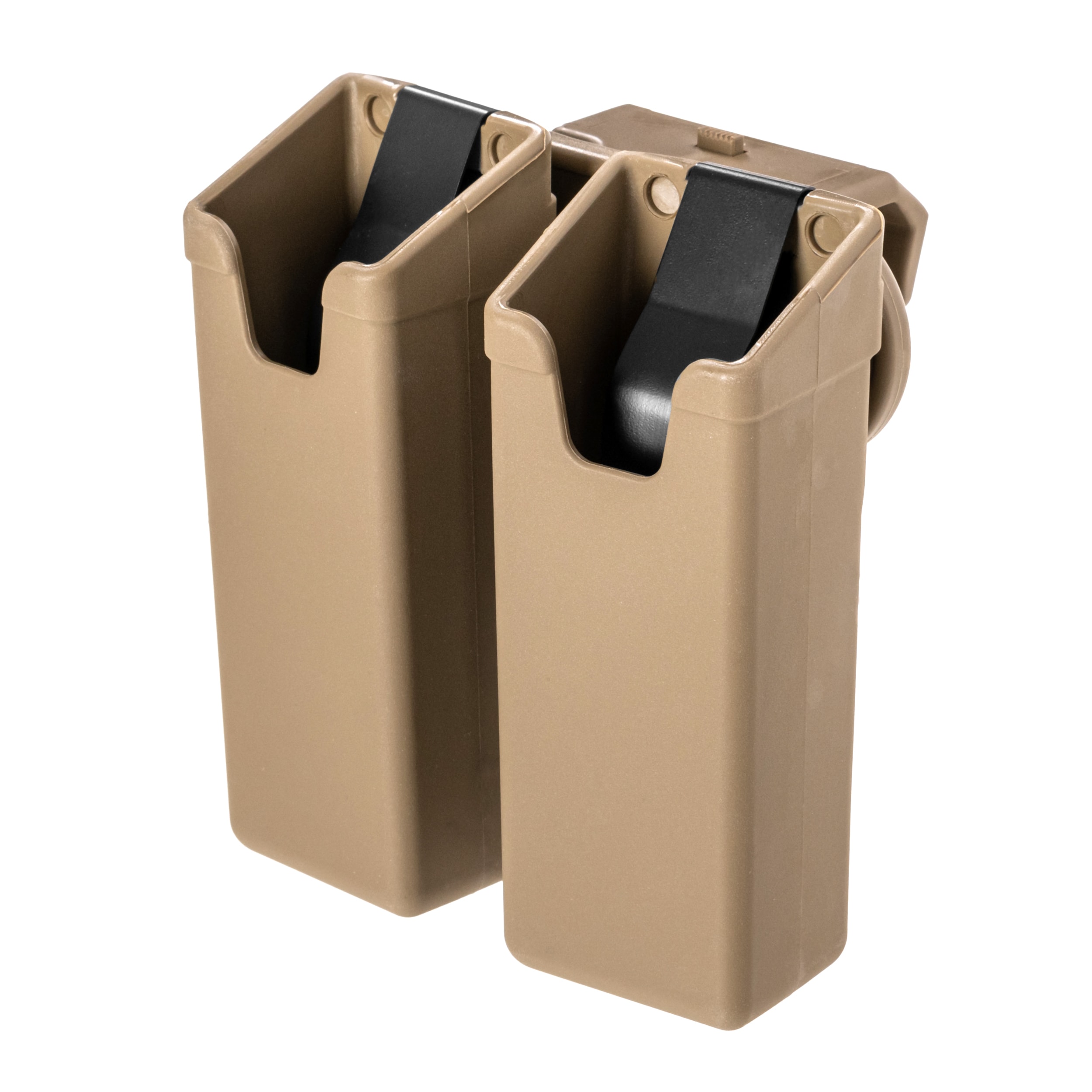 ESP Double pouch with UBC-01 Clip mount for MP5/UZI/SA VZ.61 magazines - Khaki