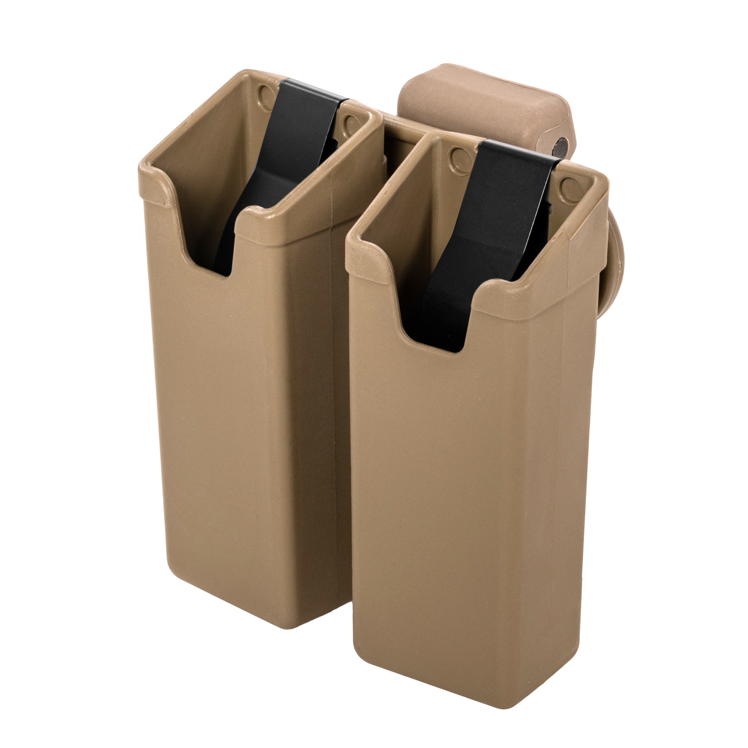 ESP Double pouch with UBC-02 Clip mount for MP5/UZI/SA VZ.61 magazines - Khaki