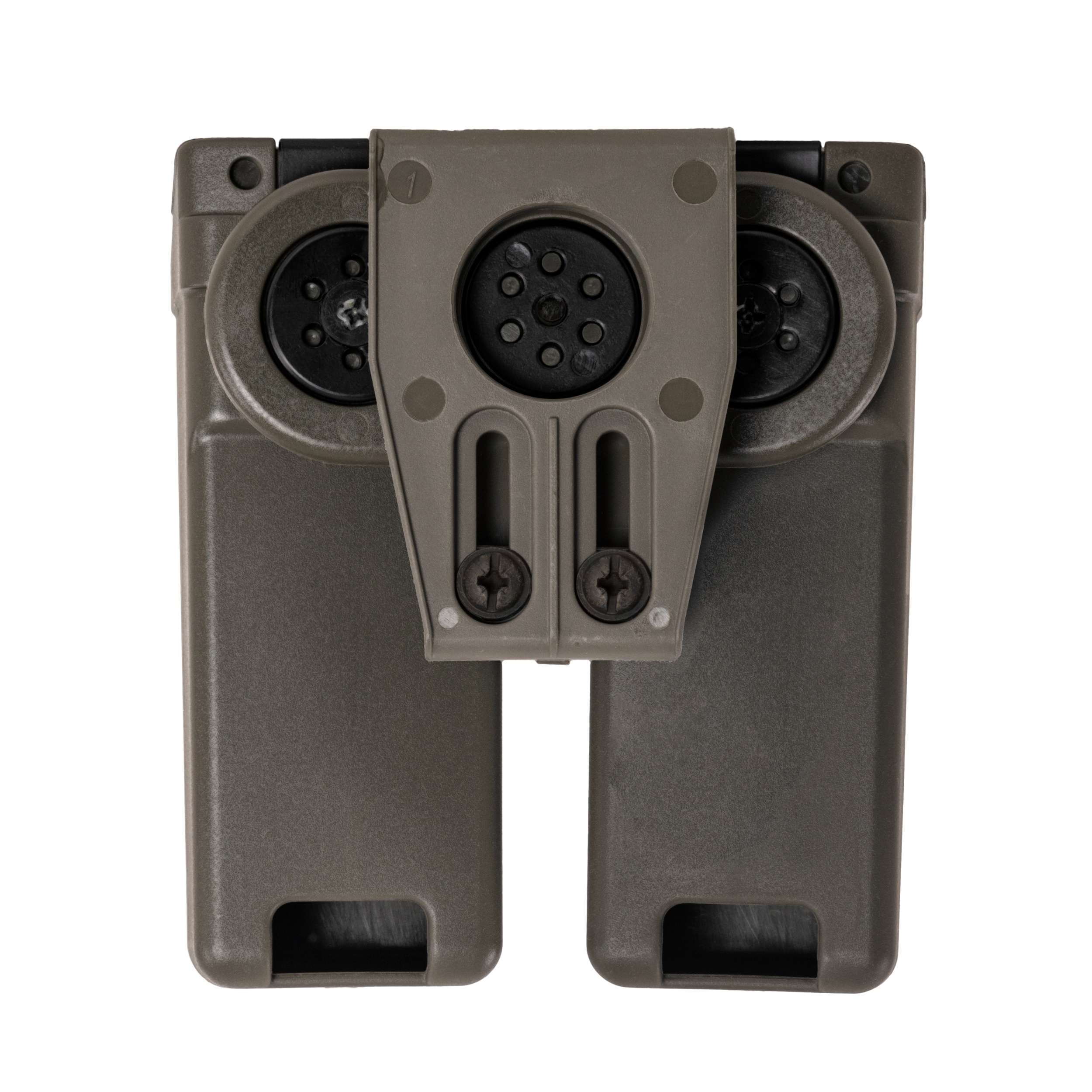 ESP Double pouch with UBC-03 Clip mount for MP5/UZI/SA VZ.61 magazines - Olive Drab