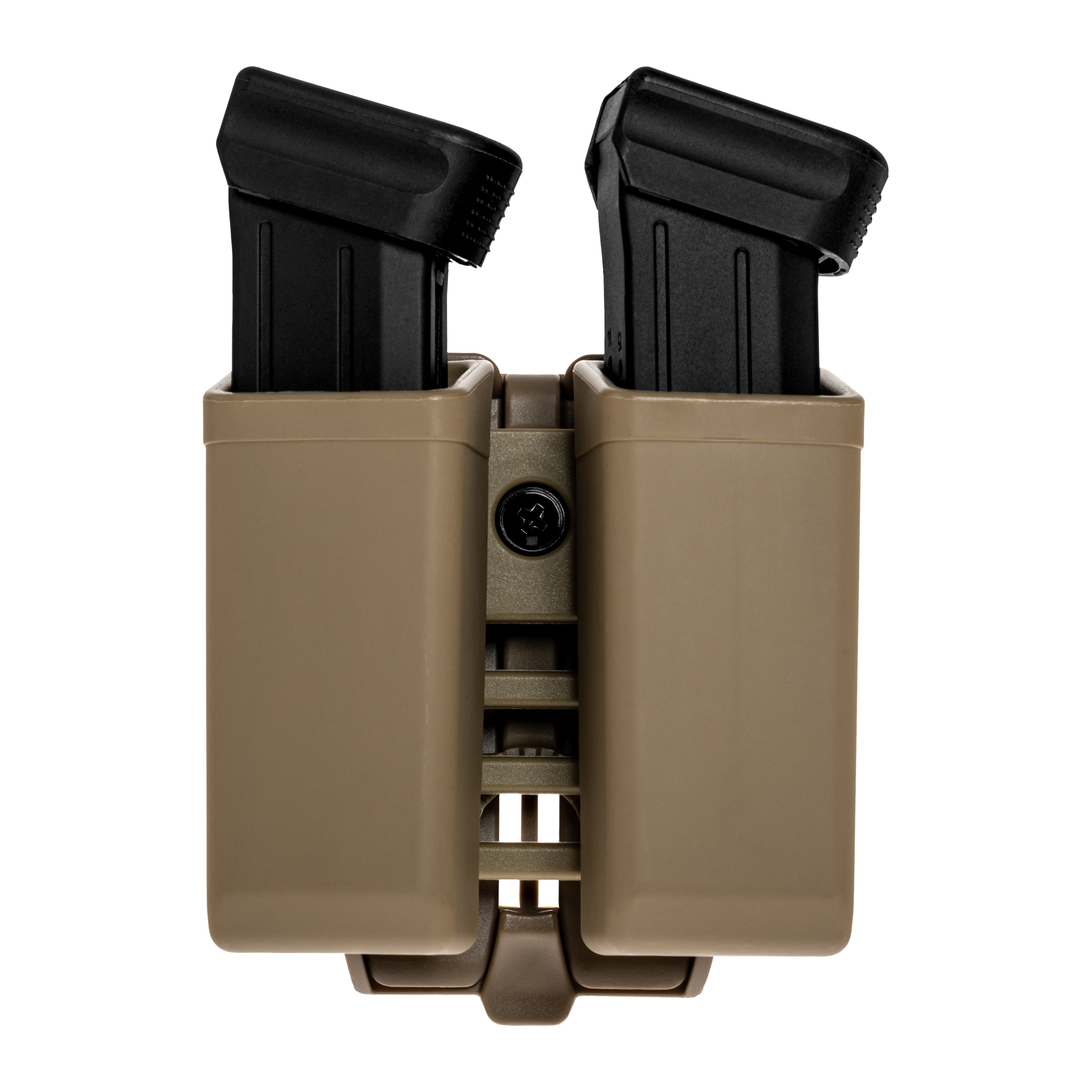 ESP Double Rotating Magazine Pouch with UBC-07 Clip Mount for Medium Magazines – Khaki