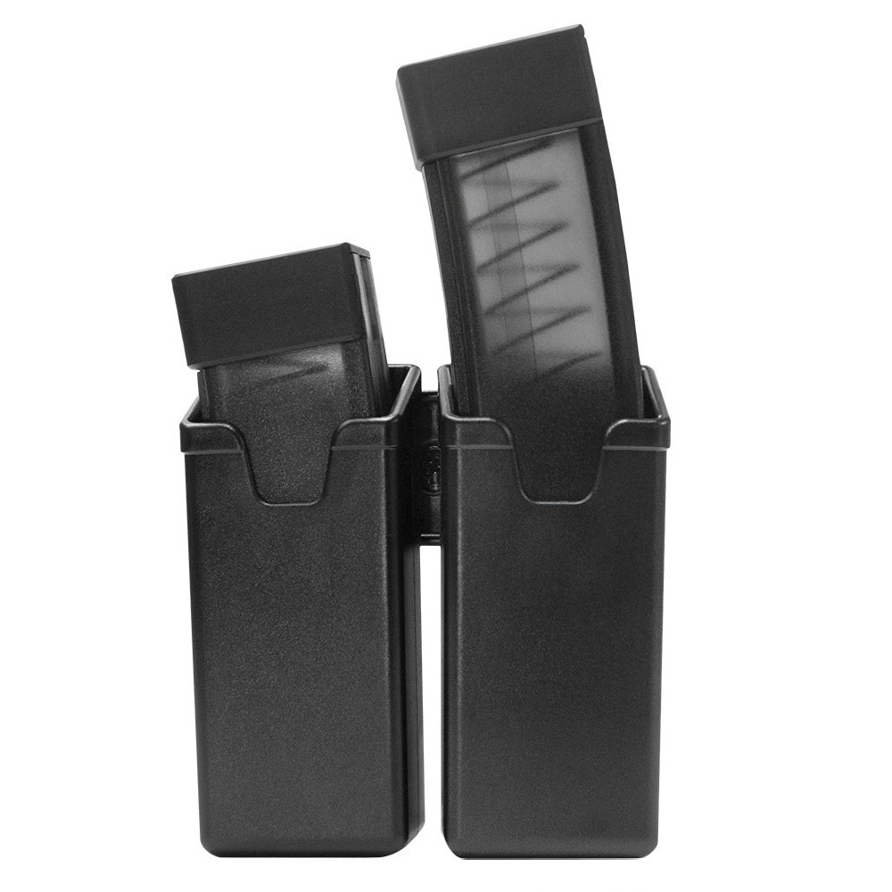 ESP Double Rotating Magazine Pouch with Paddle Mount for Medium-Sized Magazines - Black