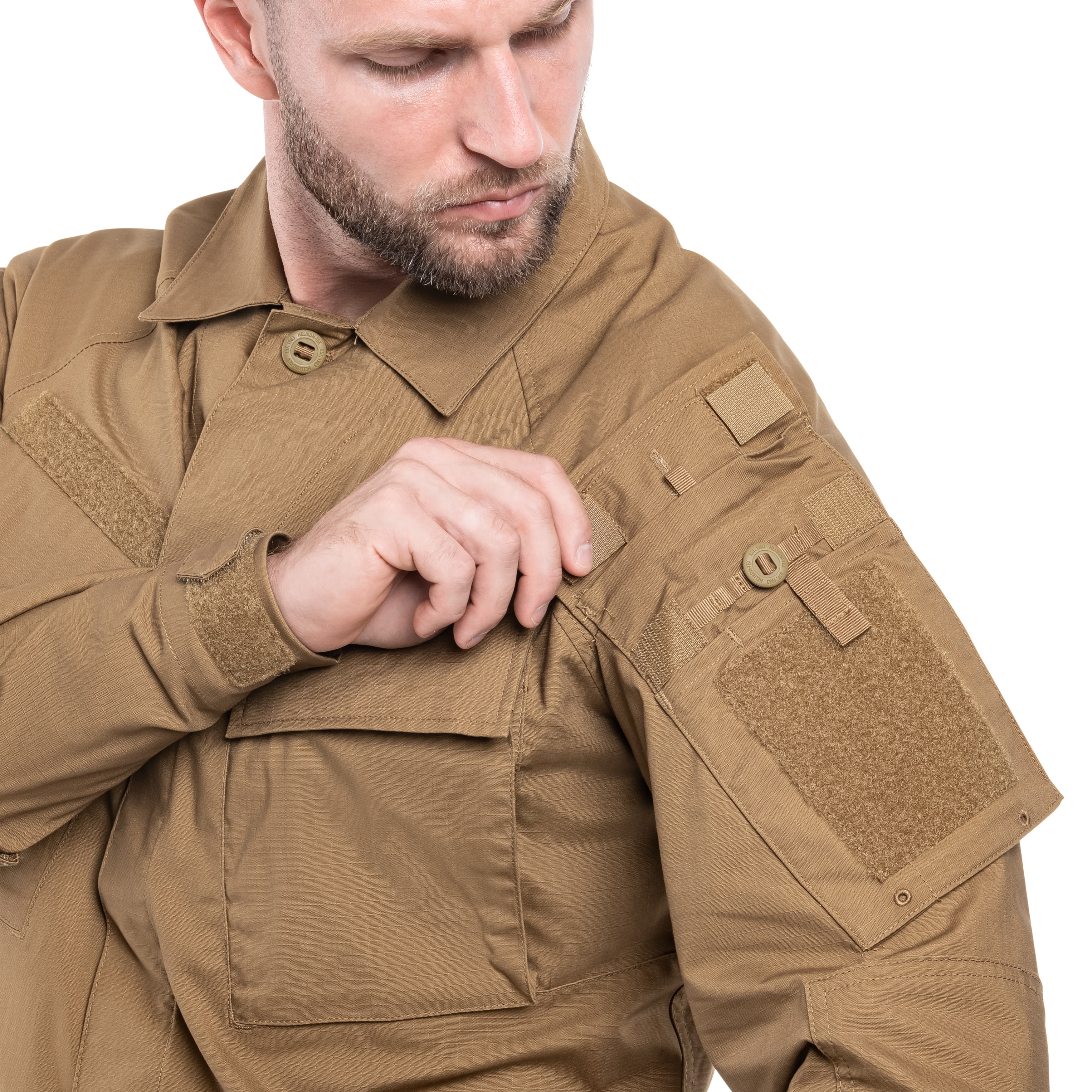 Helikon-Tex Raid Polycotton Stretch Rip-Stop Sweatshirt - Coyote