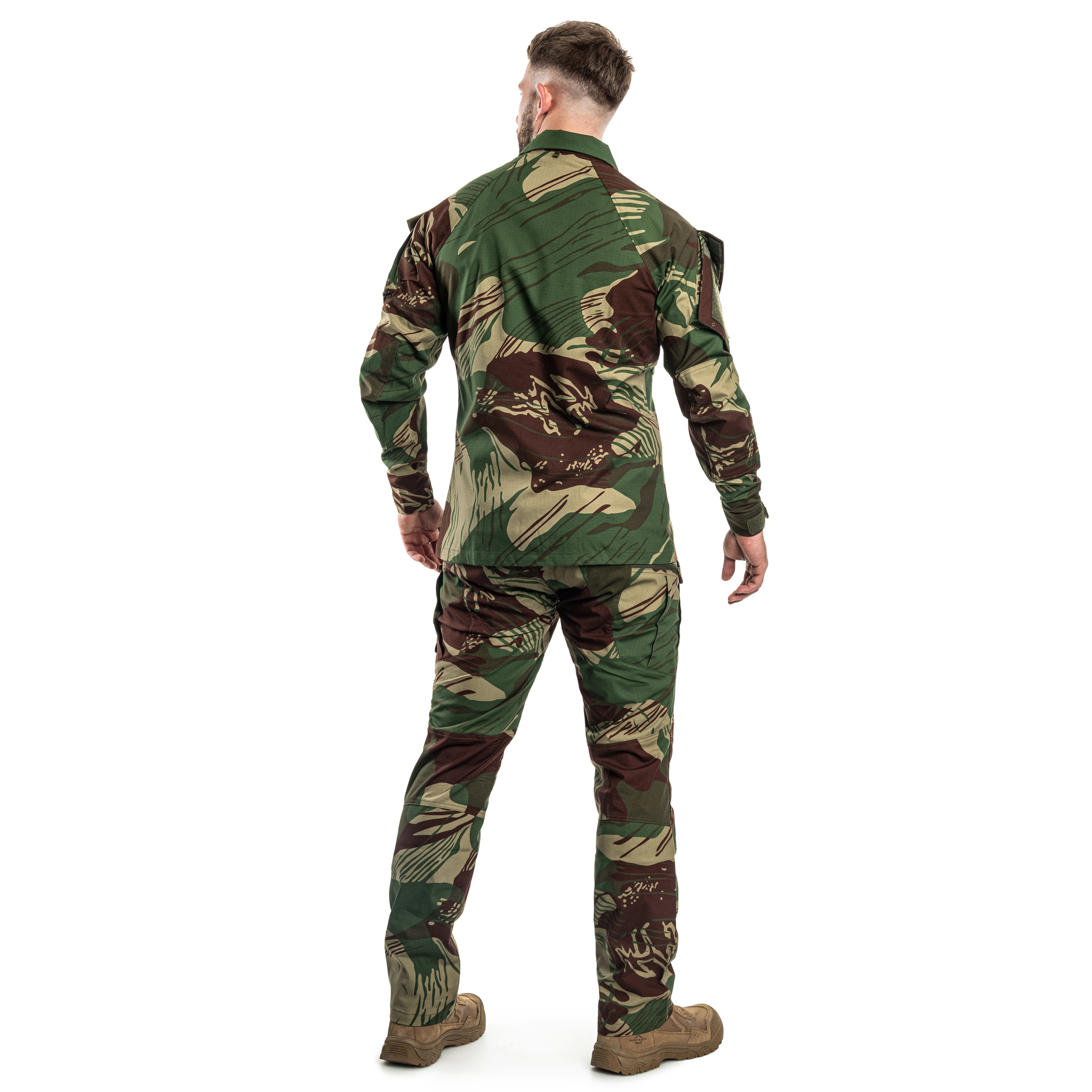Helikon-Tex Raid Polycotton Stretch Rip-Stop Sweatshirt - Rhodesian Camo