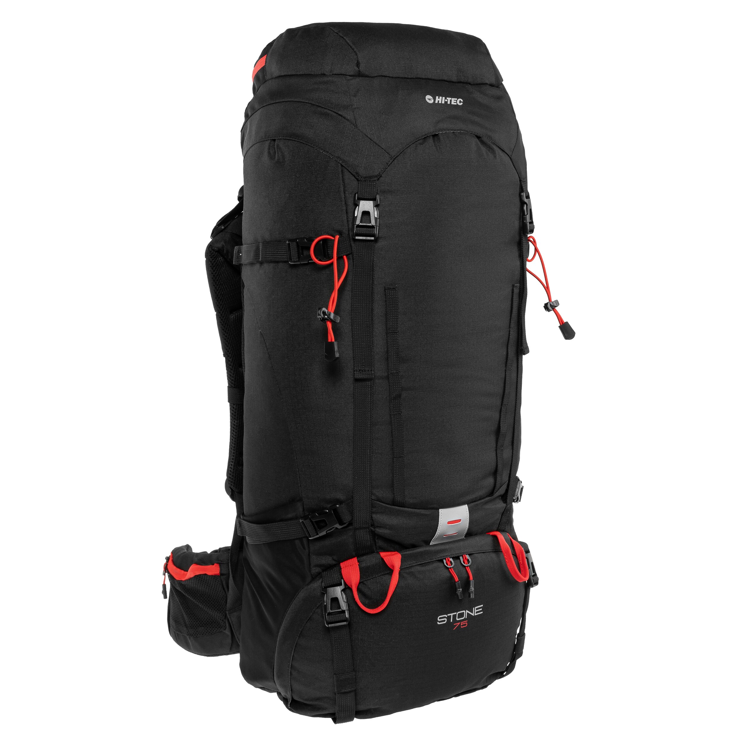 Hi-Tec Stone Backpack 75 l - Black/High Risk Red