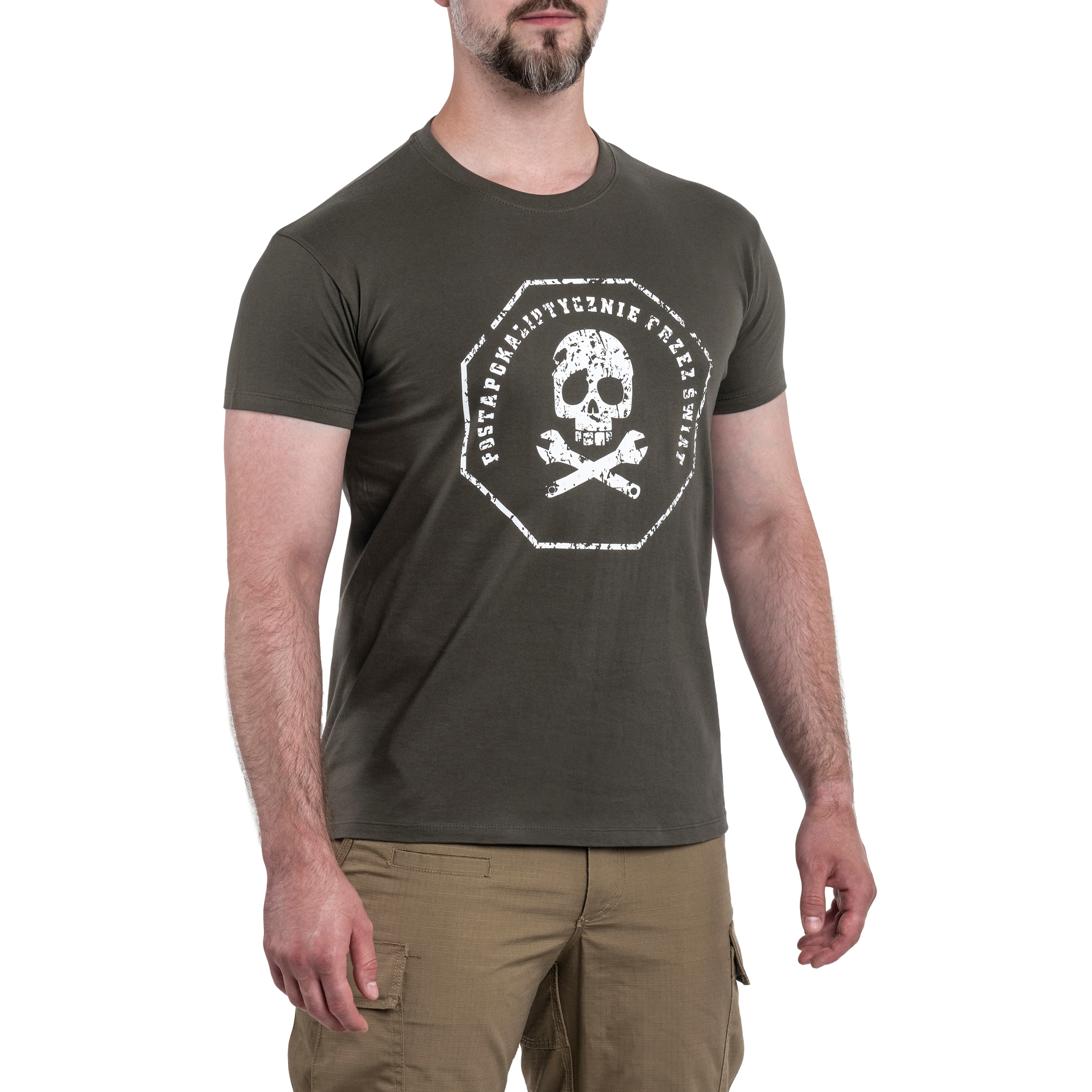 TigerWood Postapocalyptic T-Shirt - Khaki