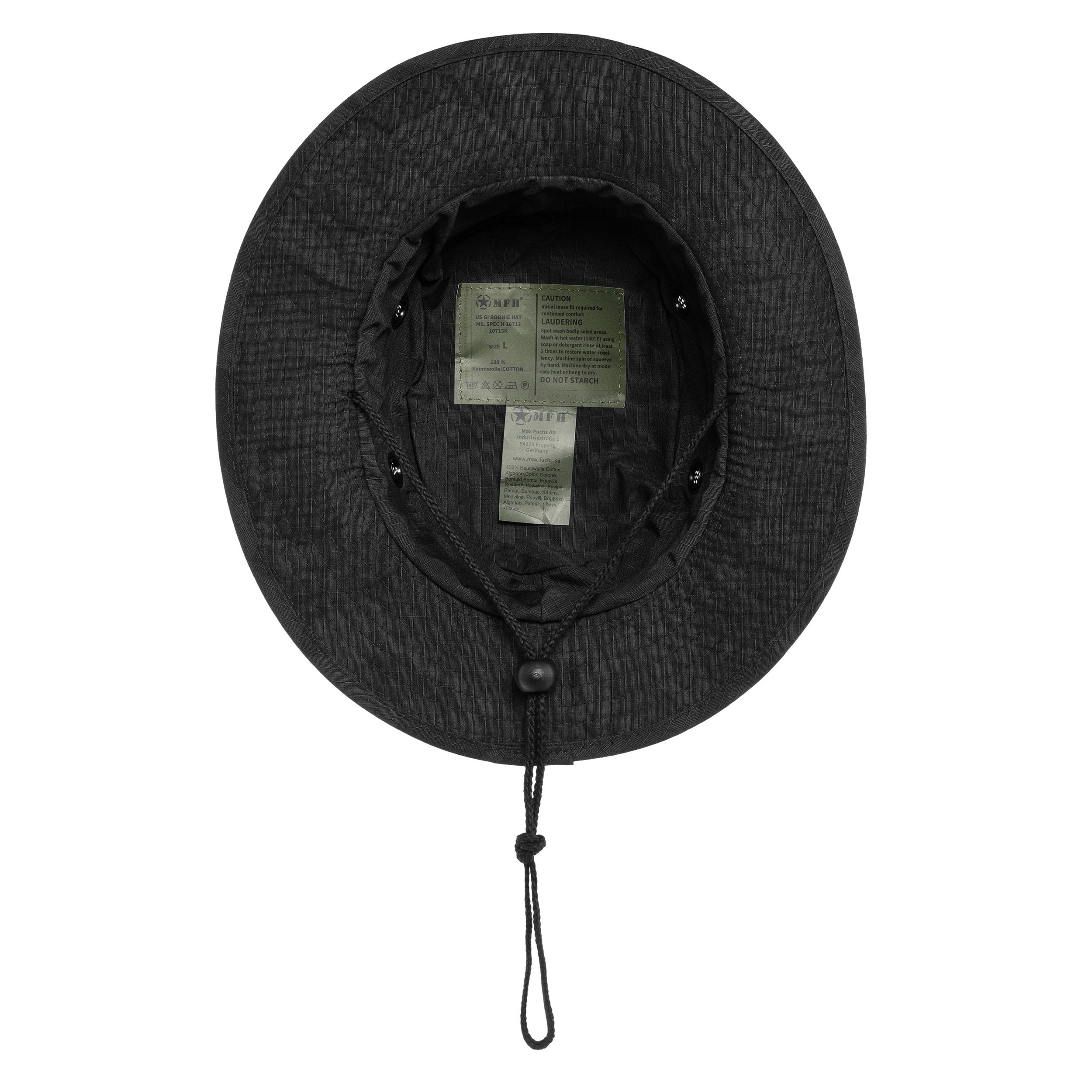 MFH US GI Bush Hat Boonie Rip-Stop - Night Camo