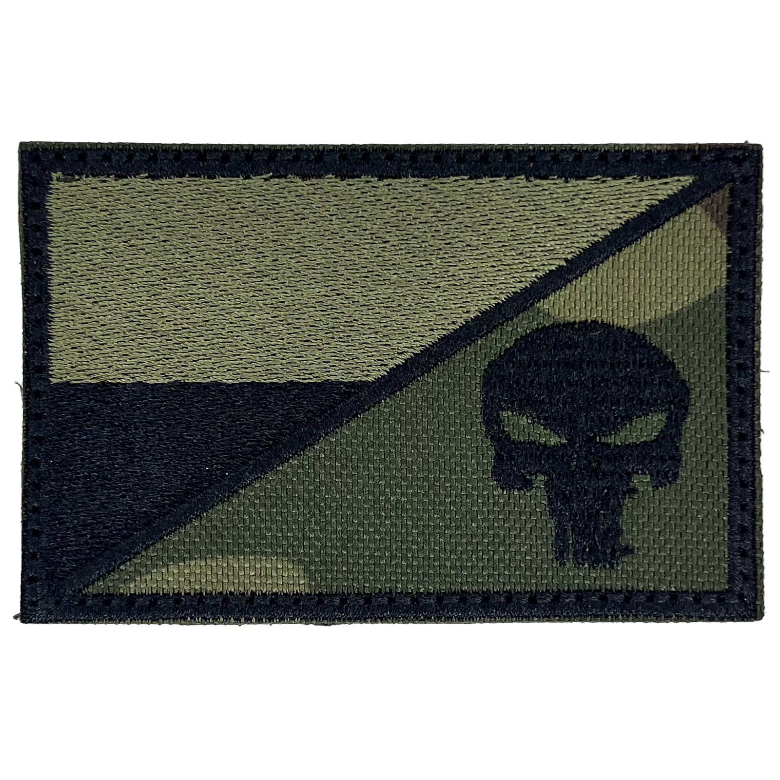 Polish Flag patch - Punisher 75 x 45 mm - Quenched