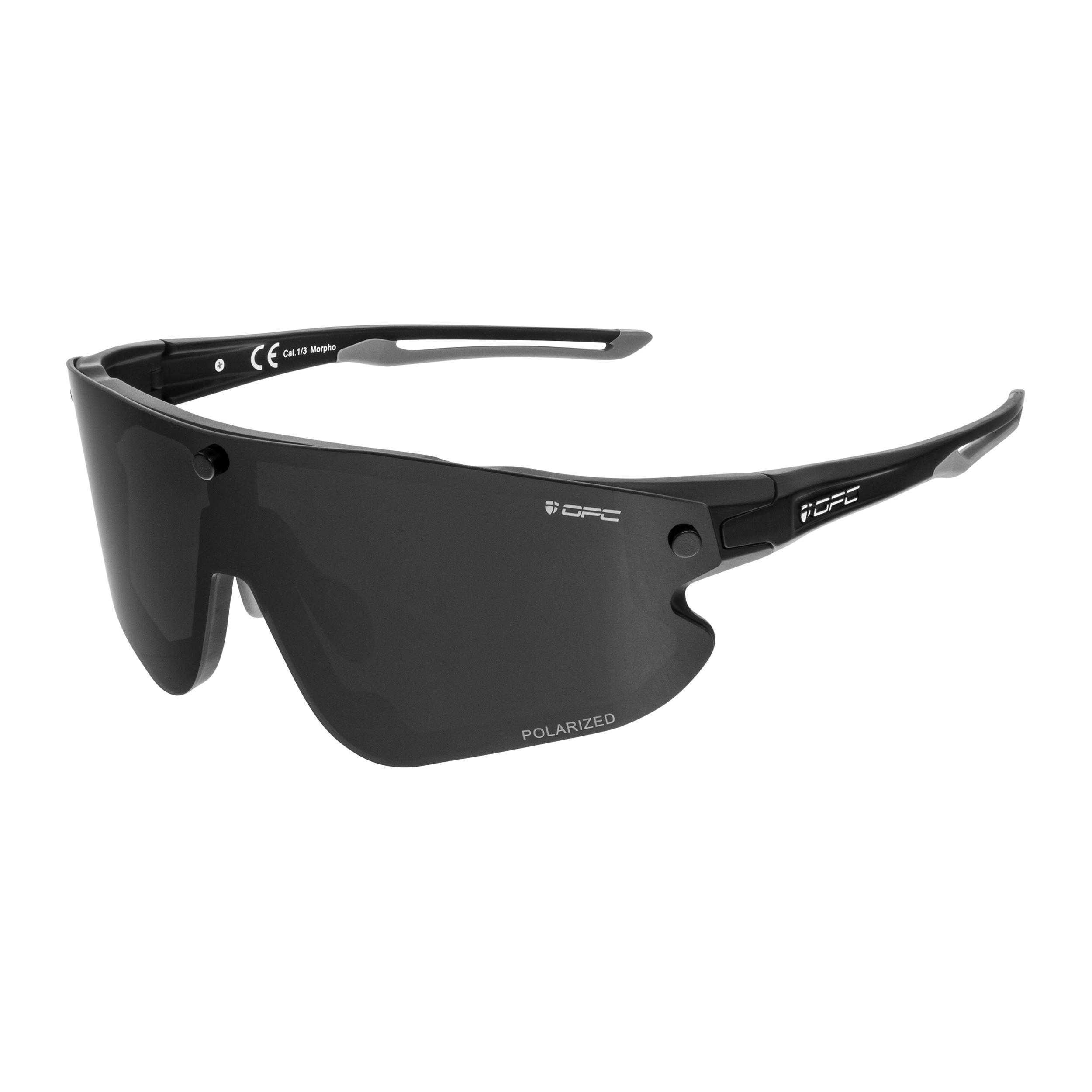OPC All Round Morpho Sunglasses - Matt Black/Smoke/Yellow Set
