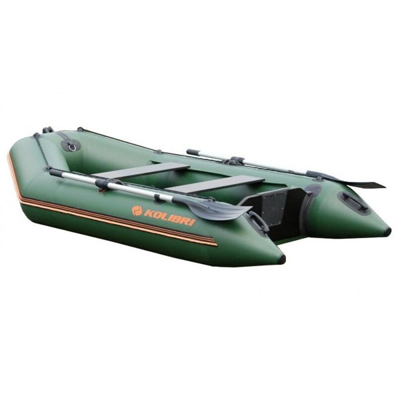 Kolibri KM-280 Pontoon with full floor - Green