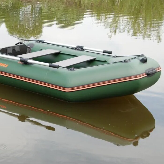 Kolibri KM-280 Pontoon with full floor - Green