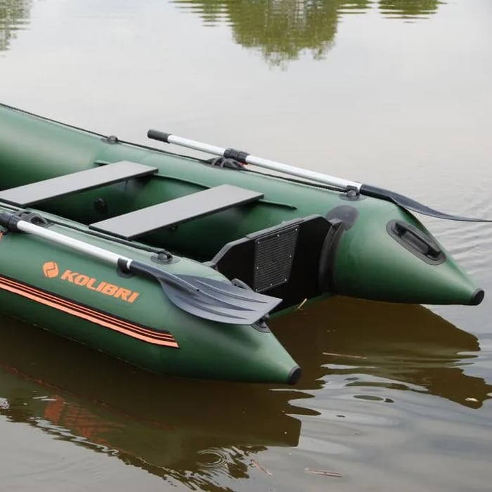Kolibri KM-280 Pontoon with full floor - Green